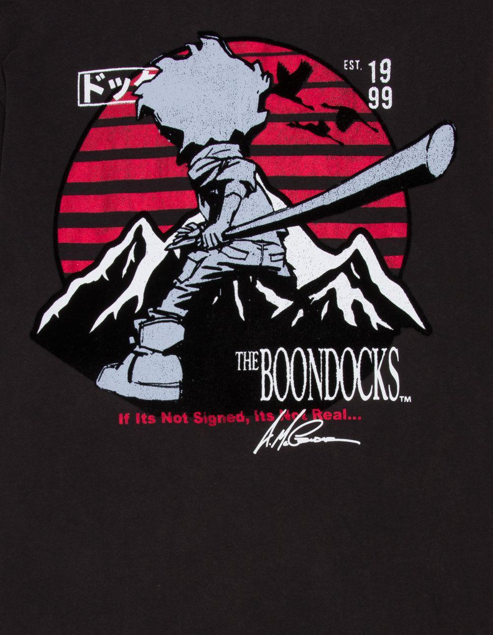THE BOONDOCKS Samurai Mens Tee - WASHED BLACK Product Image
