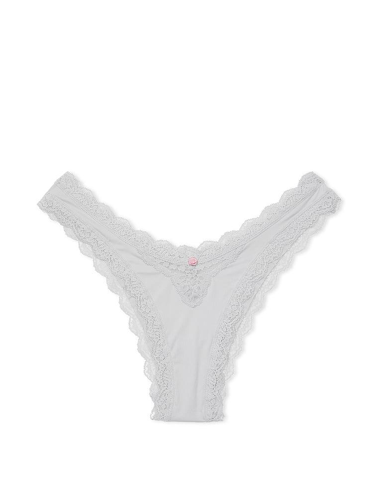 Lace-Trim Brazilian Panty Product Image