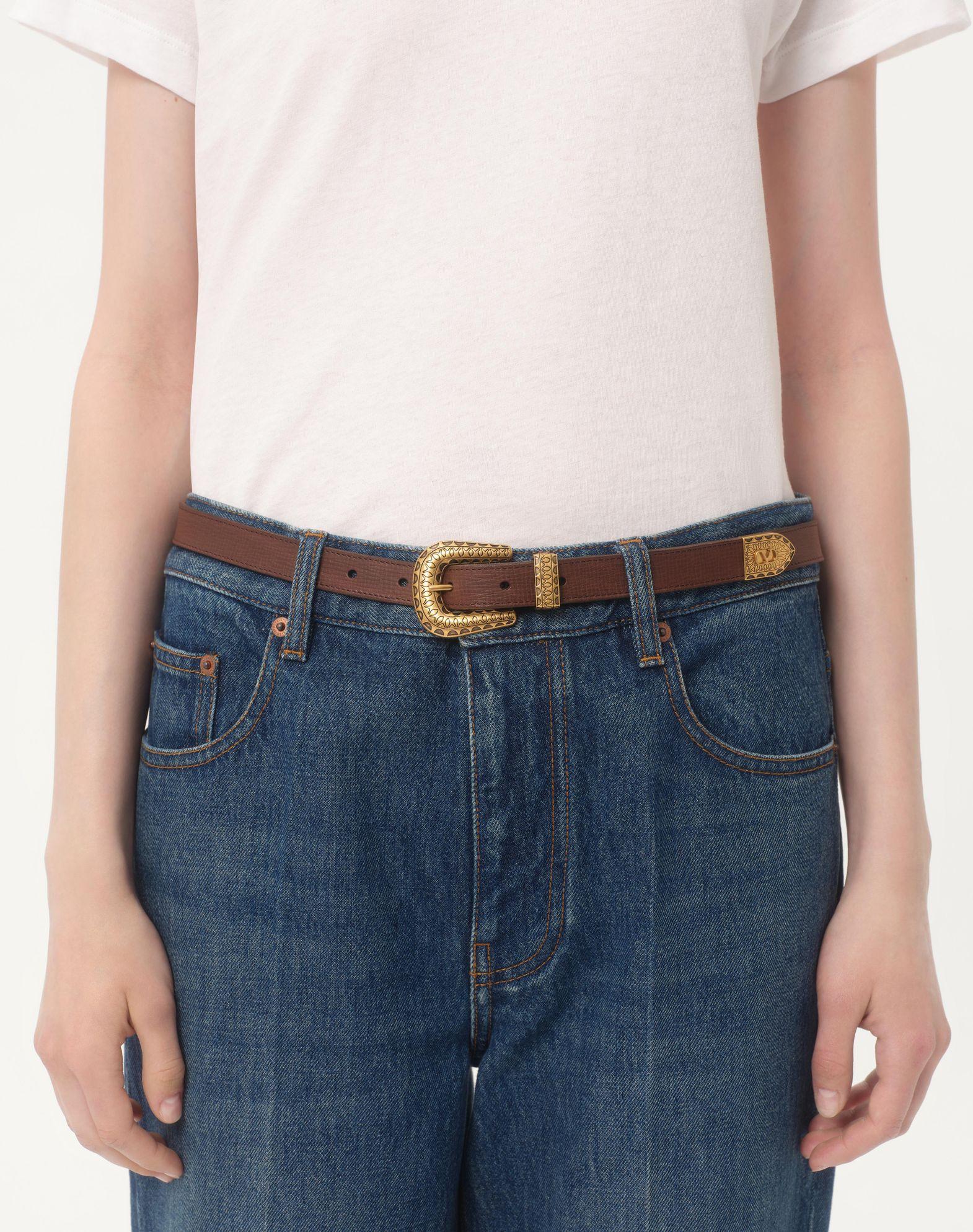 VLOGO SIGNATURE CALFSKIN BELT 20 MM Product Image