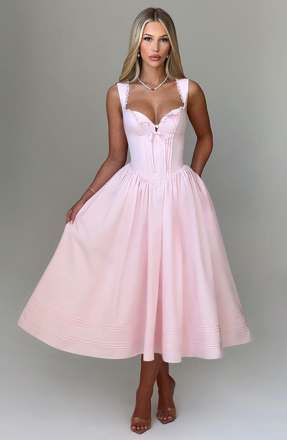 Marlena Midi Dress - Blush Product Image