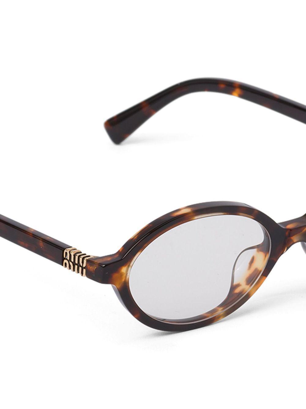 Runway logo-plaque sunglasses  Product Image
