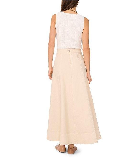 1. STATE Denim Maxi Skirt Product Image