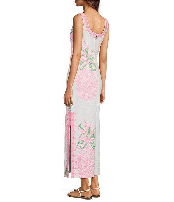 Lilly Pulitzer Marleigh Stretch Butterfly Jacquard Crew Neck Sleeveless Shift Dress Product Image