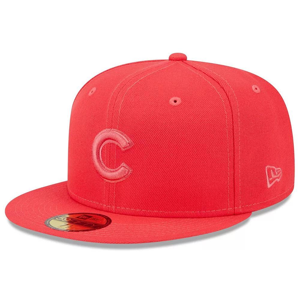 Men's New Era Red Chicago Cubs 2023 Spring Color Basic 59FIFTY Fitted Hat, Size: 7 Product Image