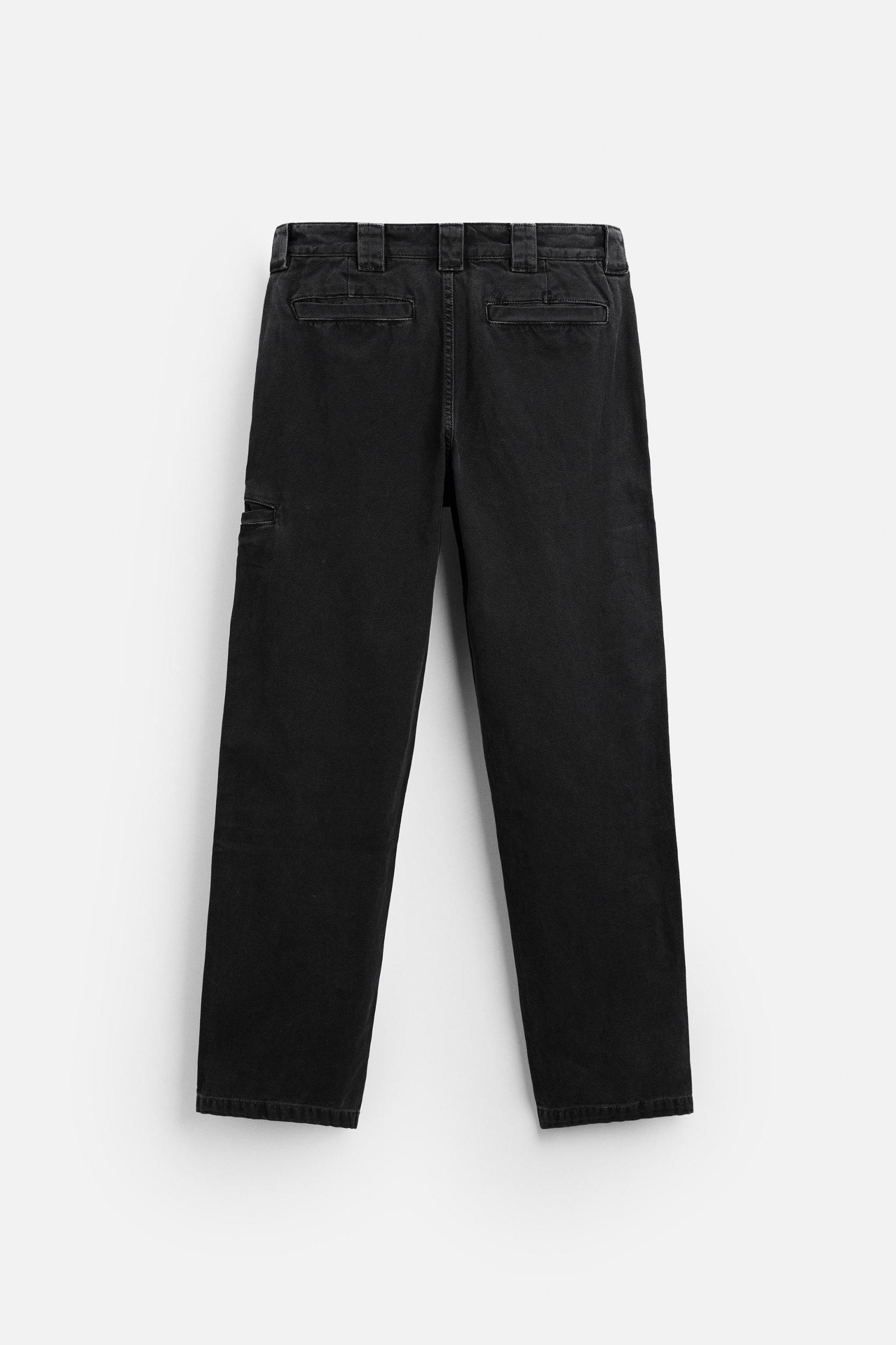 STRAIGHT LEG UTILITY JEANS Product Image