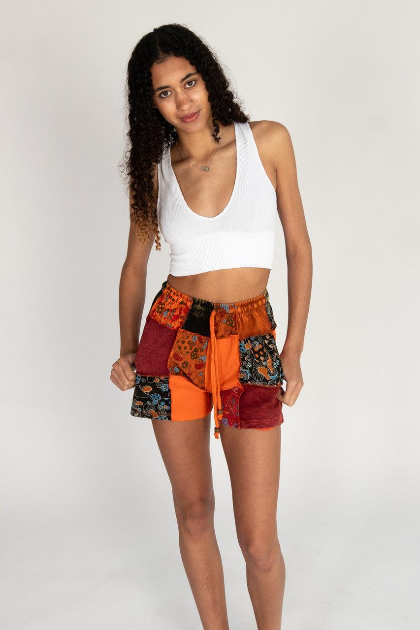 Patchwork Sweatshorts Product Image