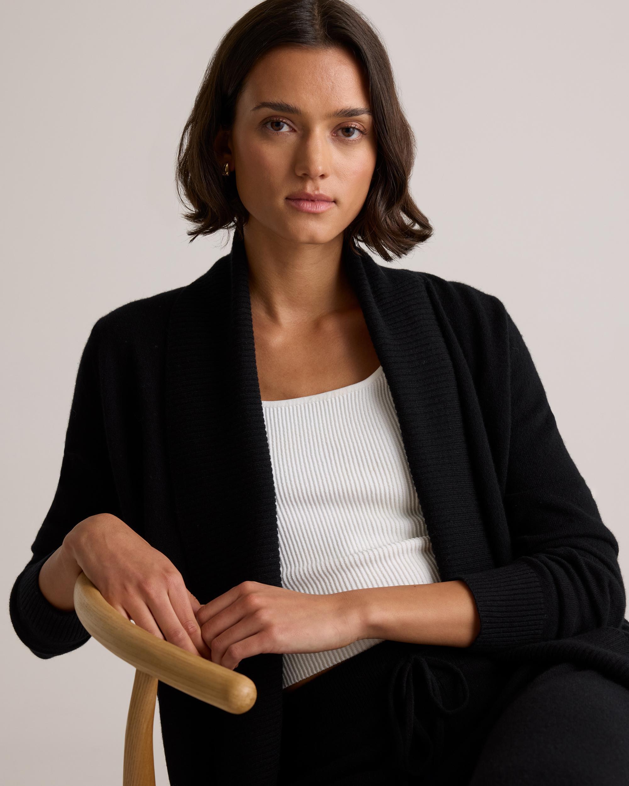 Quince | Women's Mongolian Cashmere Open Cardigan Sweater Product Image