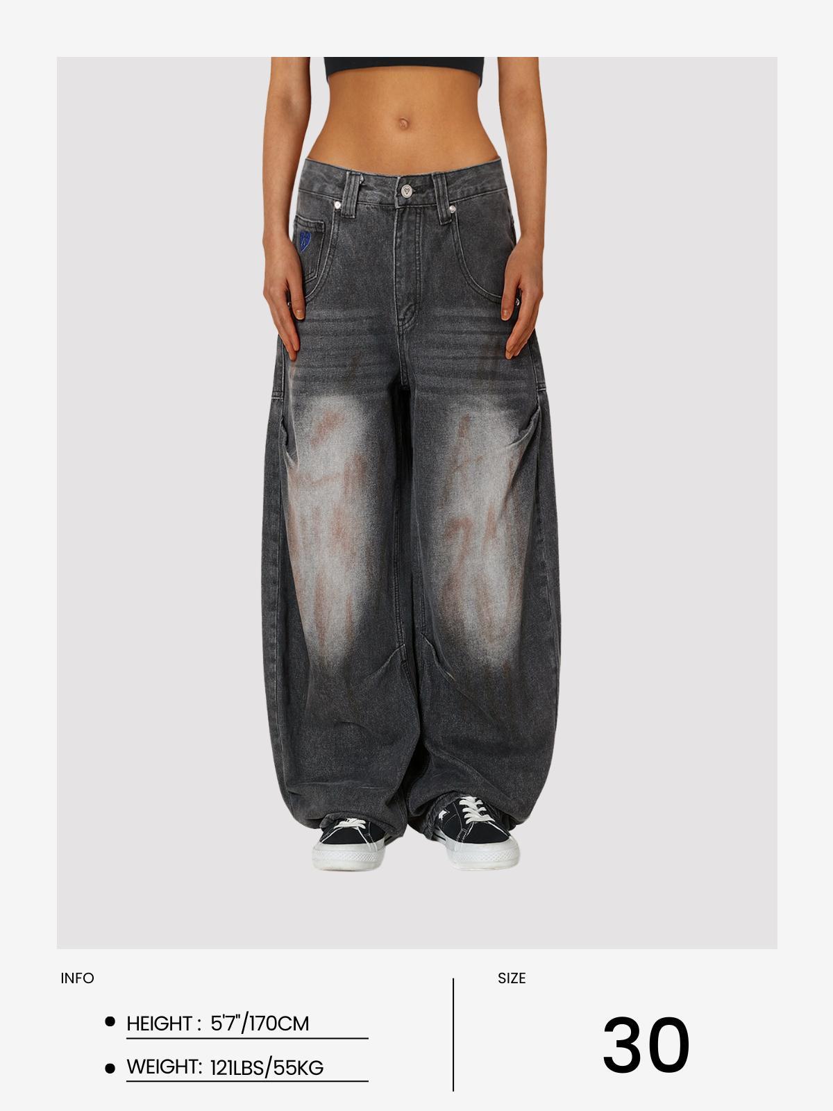 Aelfric Eden Super Baggy Barrel Jeans Product Image