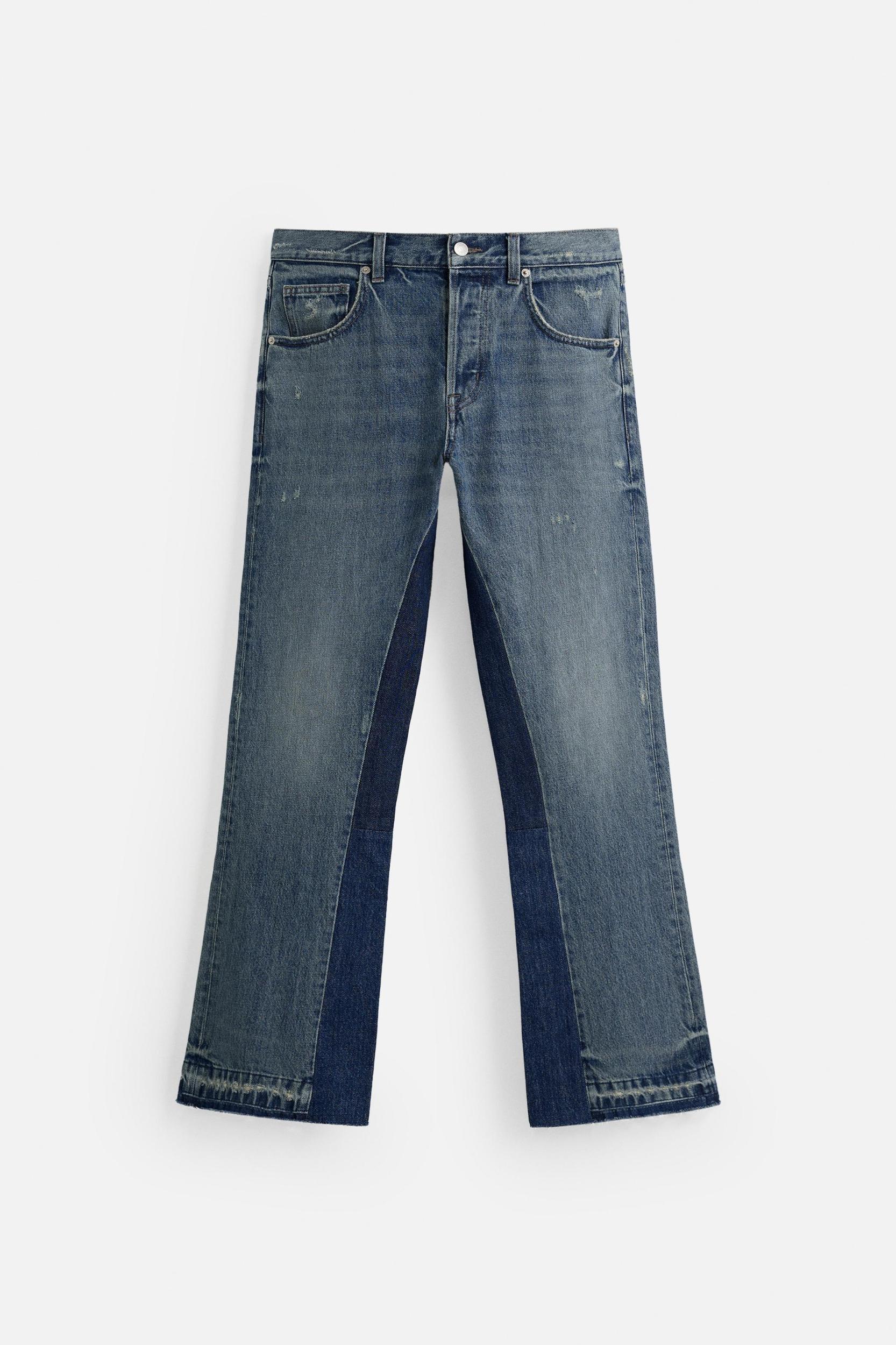 PATCHWORK FLARE FIT JEANS Product Image