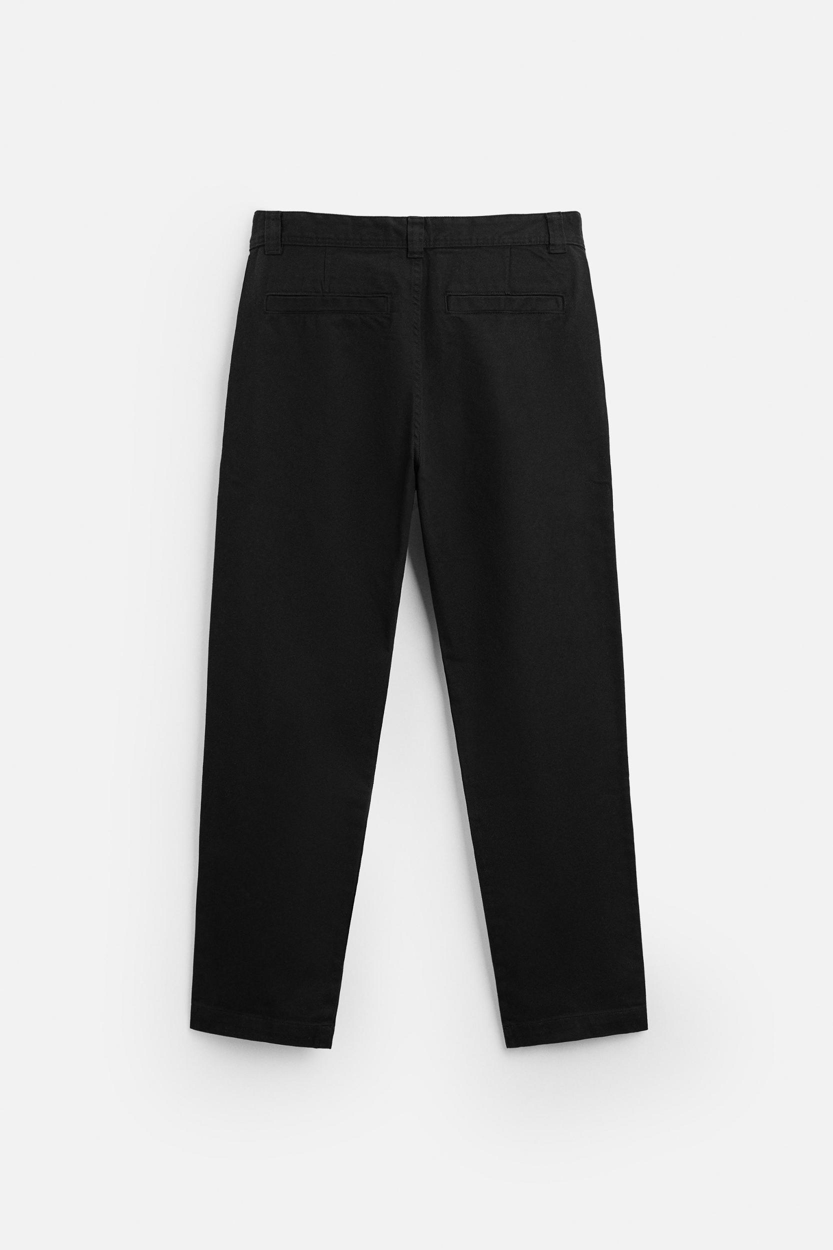 STRAIGHT FIT TWILL PANTS Product Image