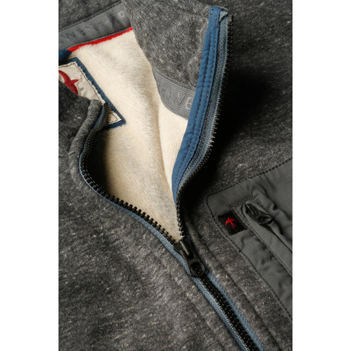 Micropile Half-Zip Lt Char Marl Product Image