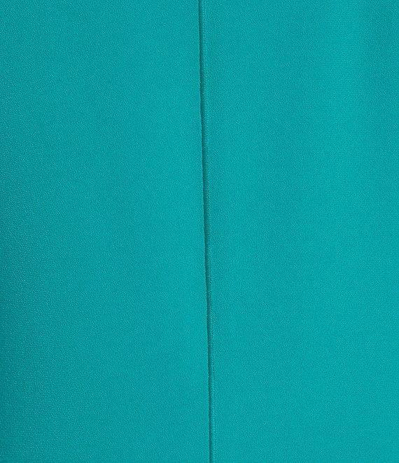 Eva Varro Knit Jersey Twist V-Neck 3/4 Bell Sleeve A-Line Flowy Tunic Product Image