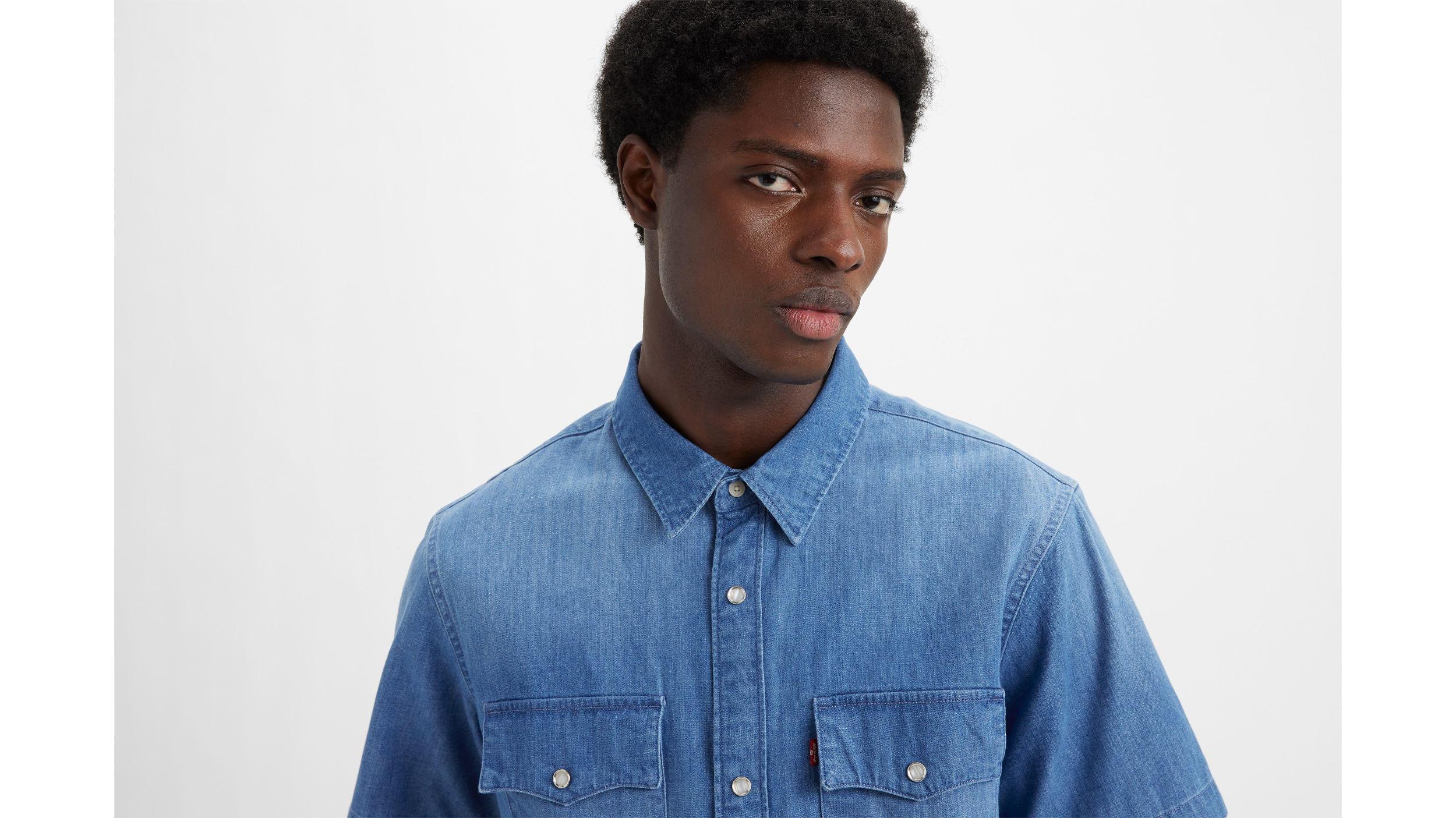 Short Sleeve Relaxed Fit Western Shirt Product Image