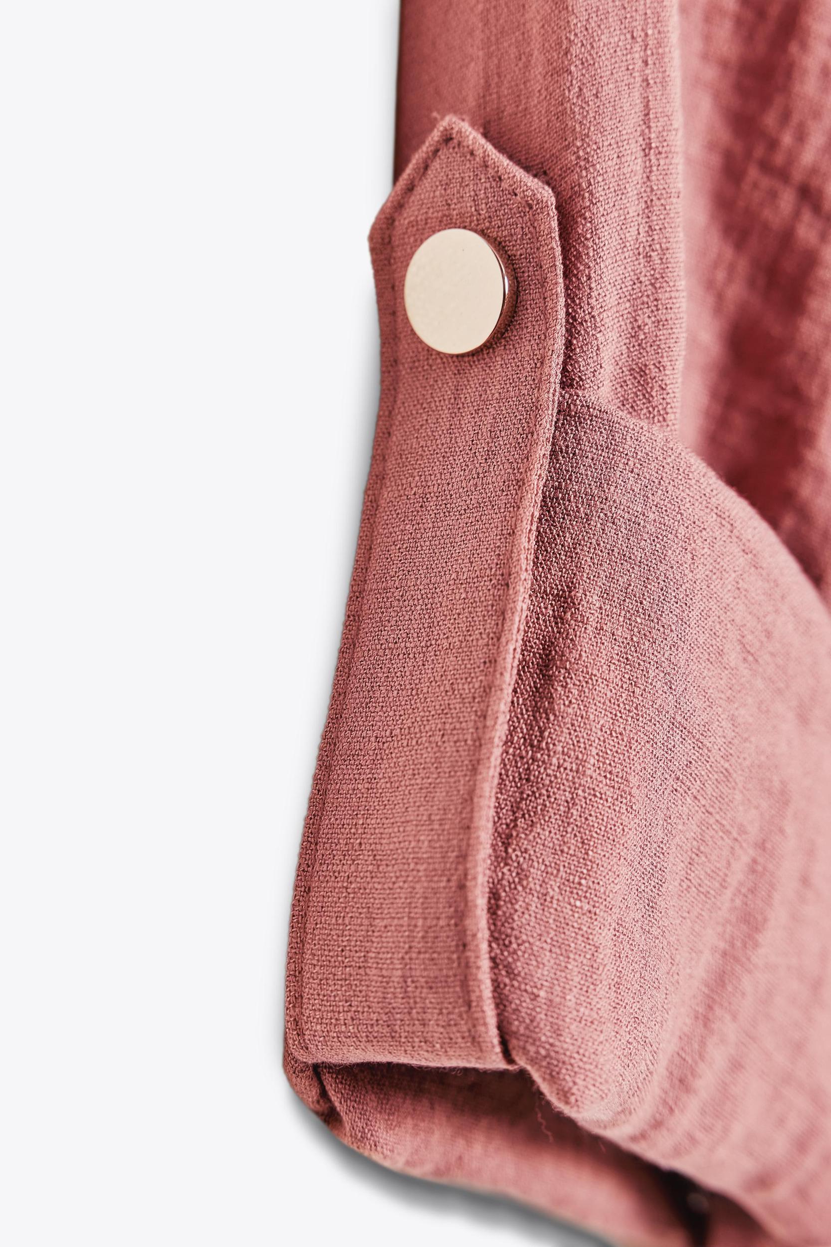 BELTED SLEEVE CROPPED JACKET Product Image