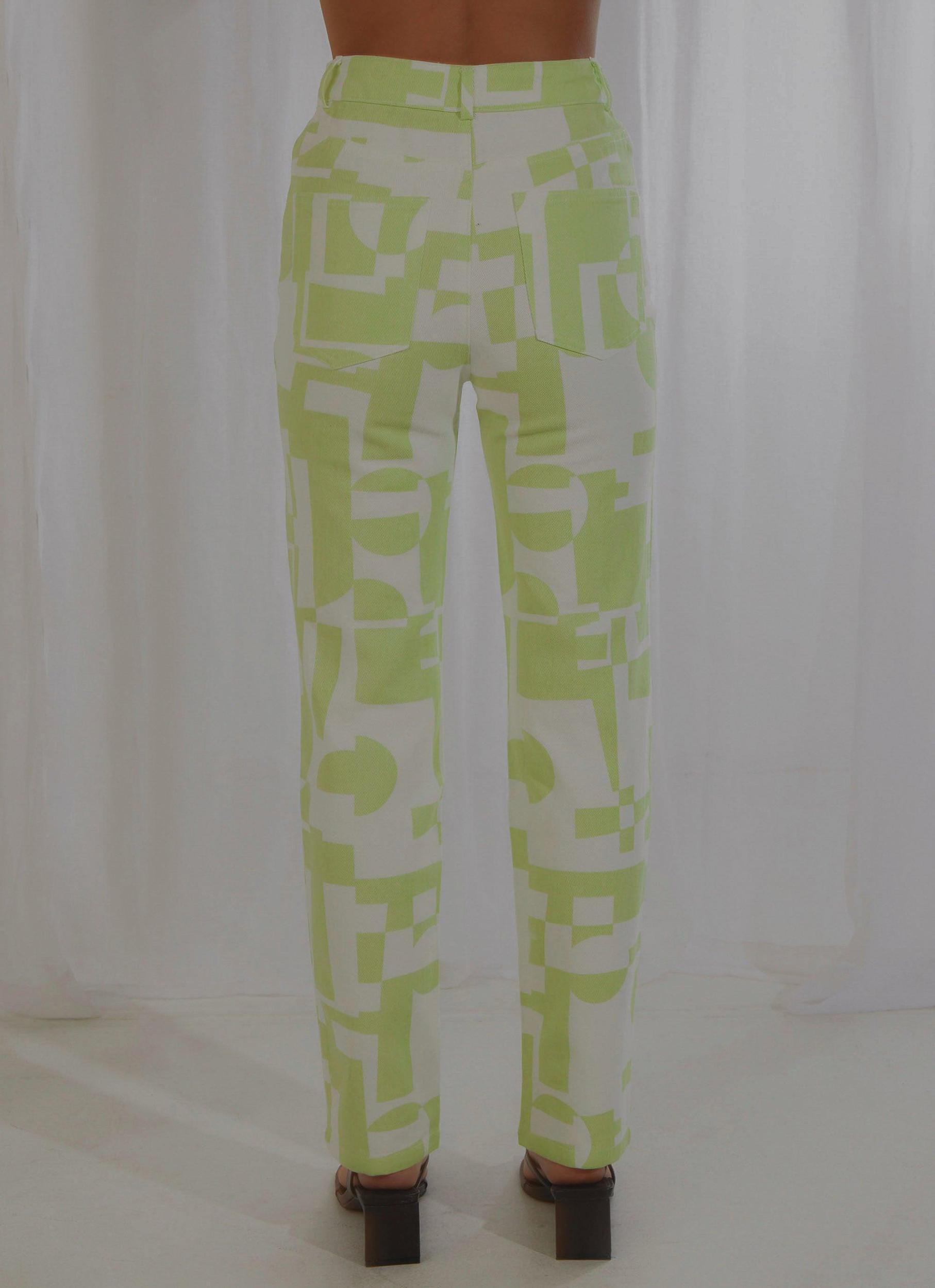 Electric Avenue Pants - Lime Product Image