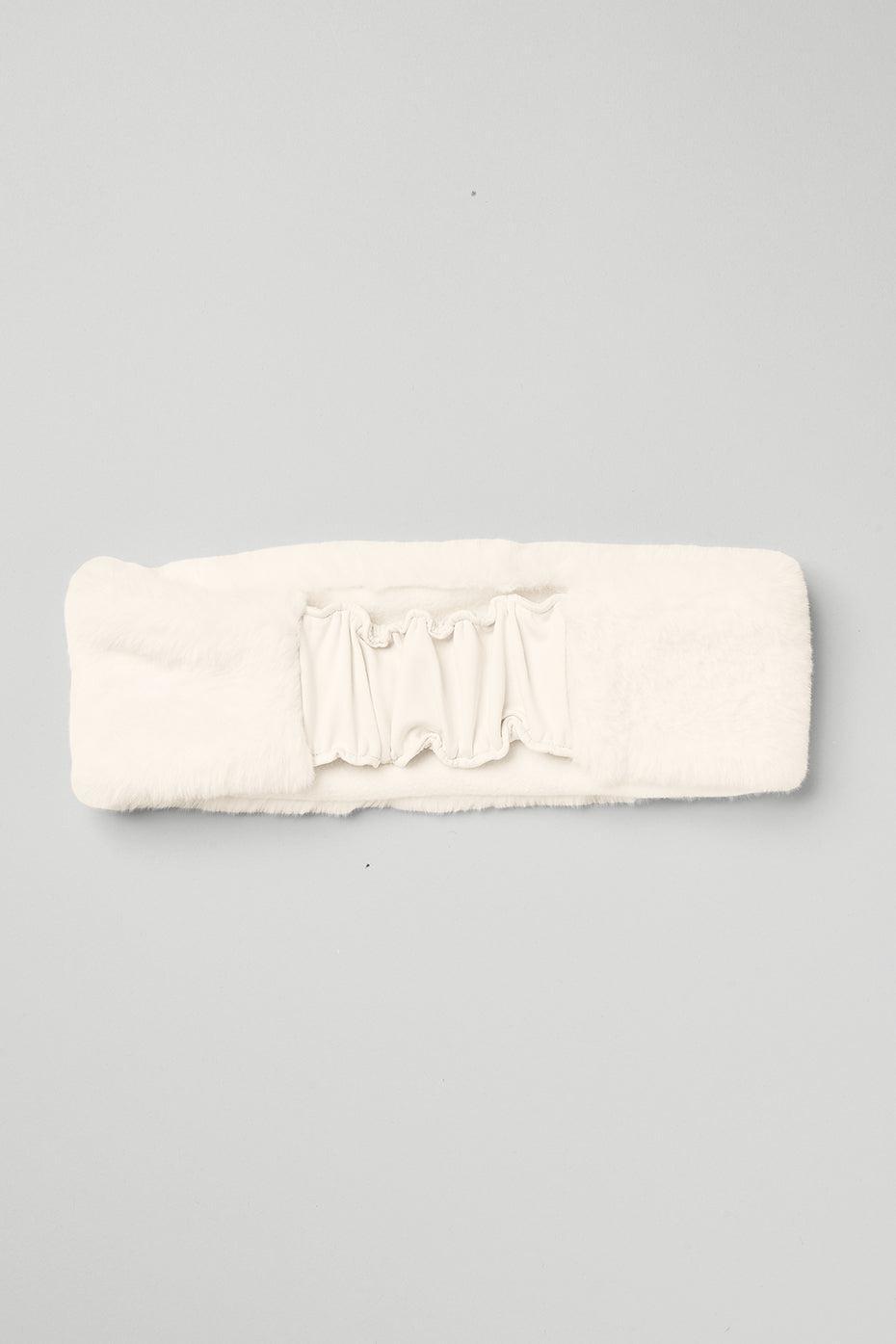 Alo Yoga | Faux Fur Ear Warmers White Product Image