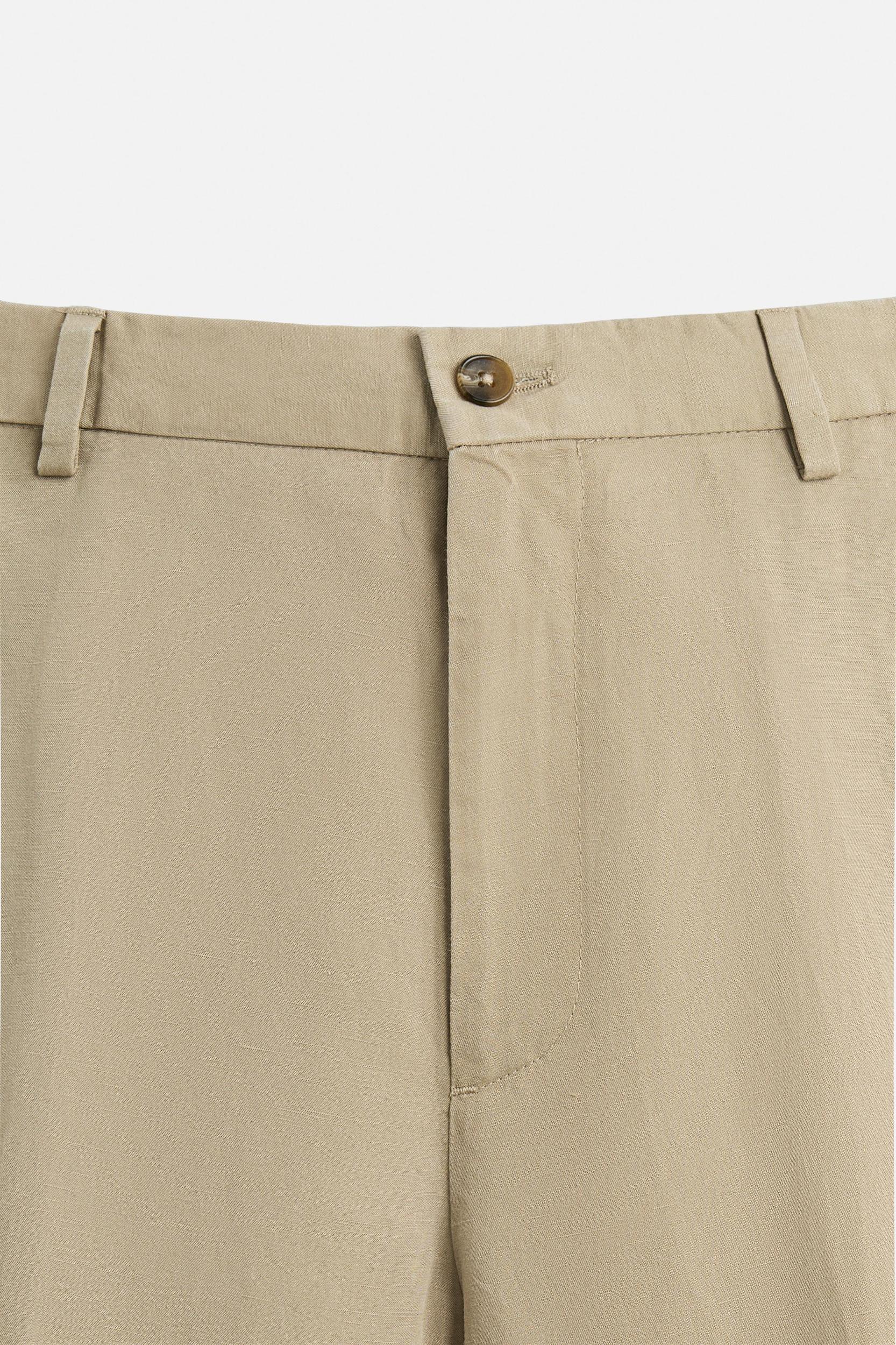 WASHED SUIT PANTS Product Image