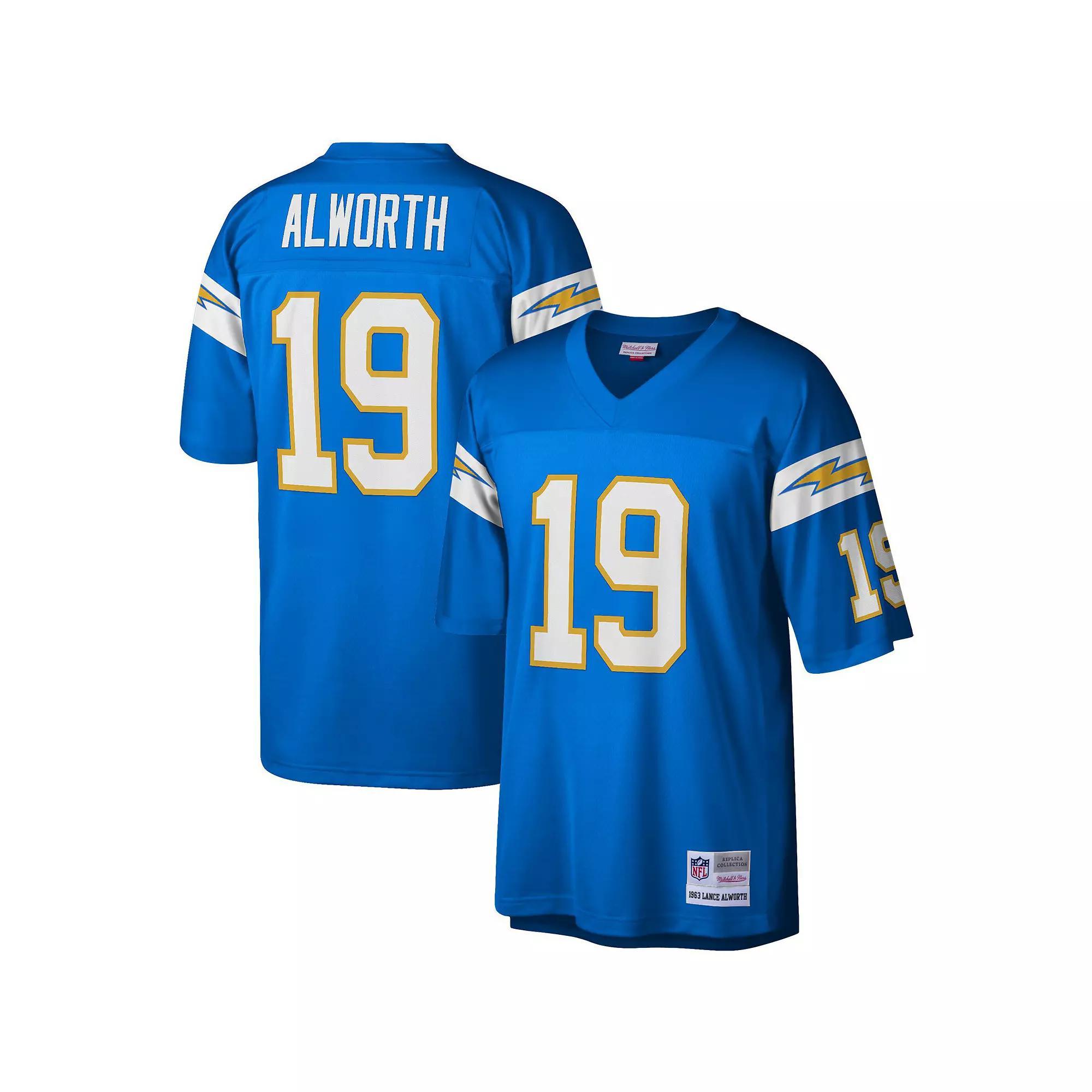 Men's Mitchell & Ness Lance Alworth Powder Blue Los Angeles Chargers Legacy Replica Jersey, Size: Large, Nfl Light Product Image