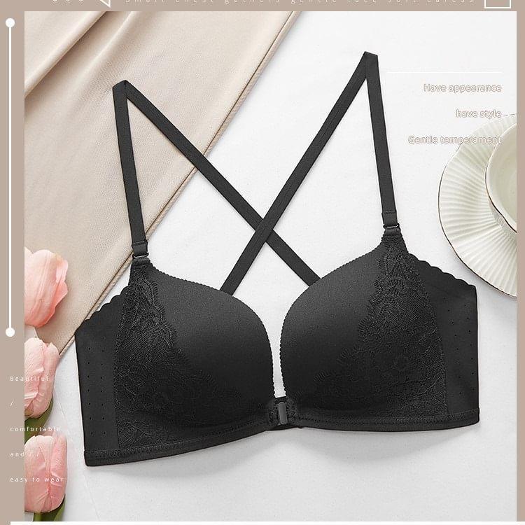 Front Closure Push Up Bra Product Image