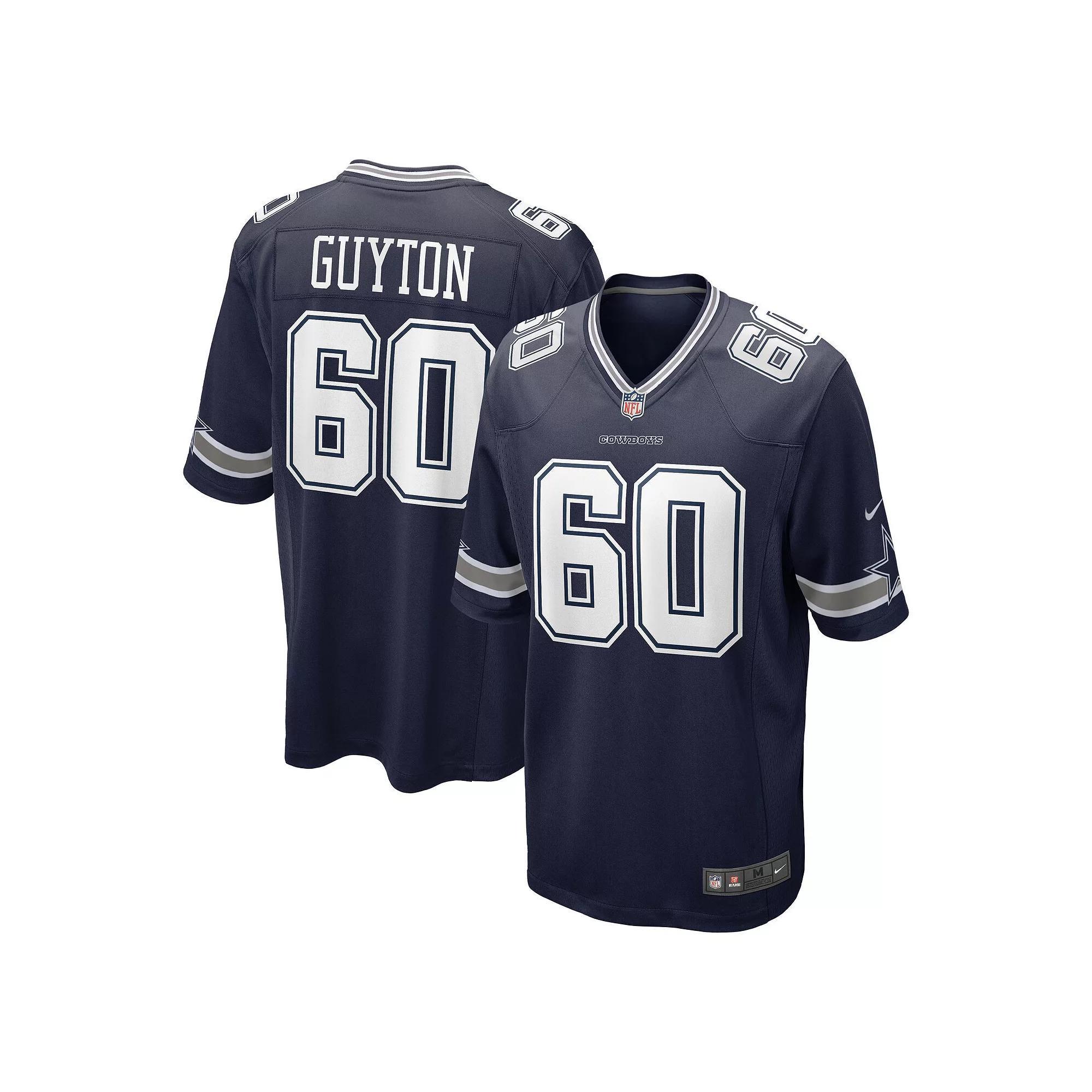 Men's Nike Tyler Guyton Navy Dallas Cowboys 2024 NFL Draft First Round Pick Player Game Jersey, Size: 3XL, Blue Product Image