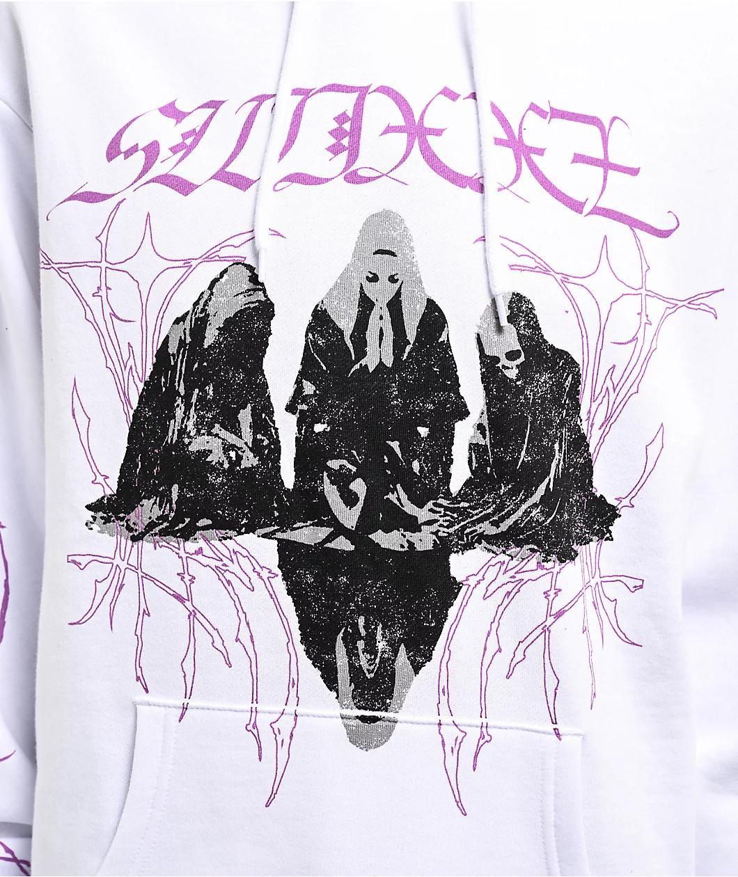 SWIXXZ Dark Castles Cyber White Hoodie Product Image