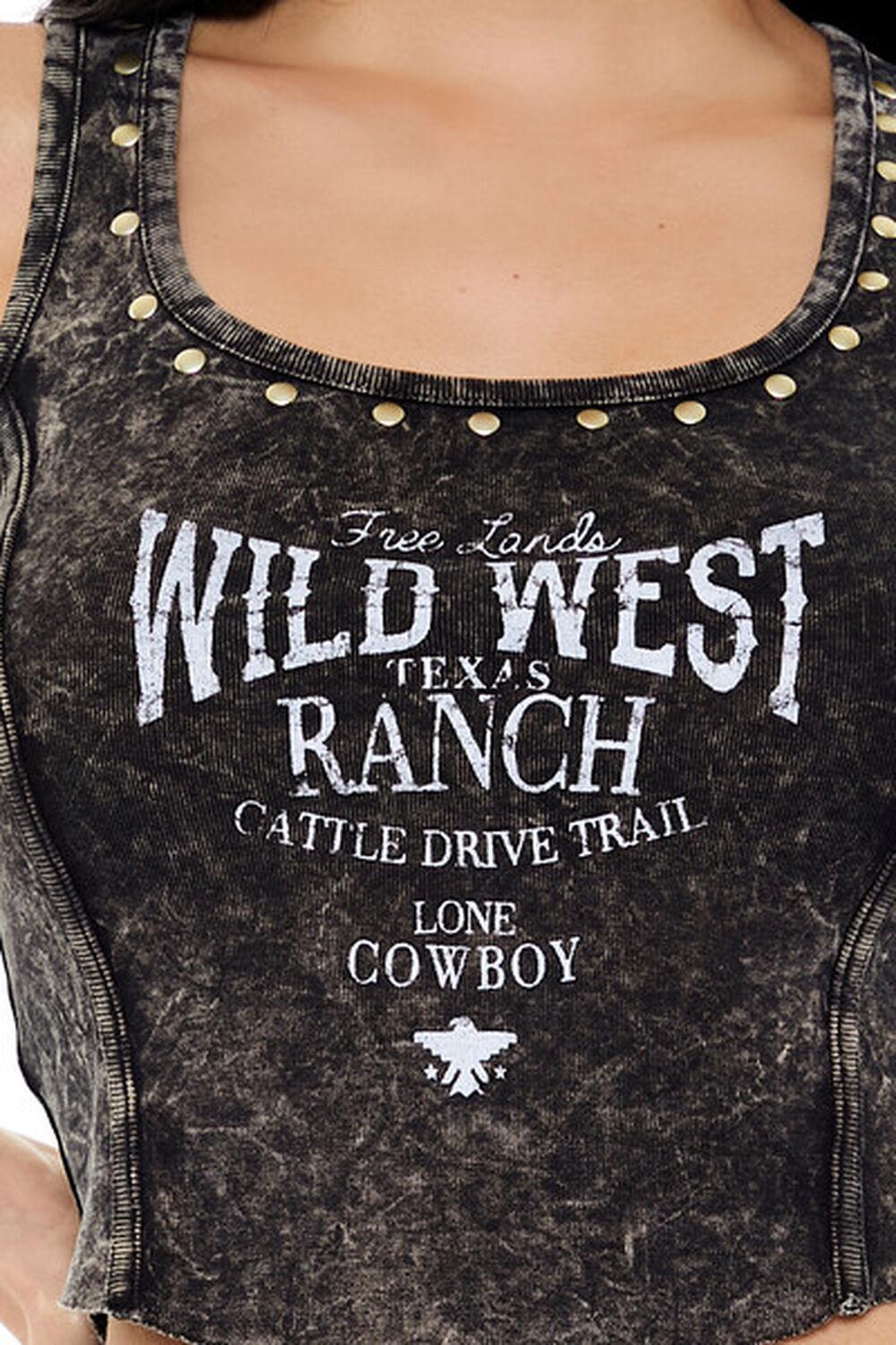 Acid Wash Wild West Tank Top | Forever 21 Product Image