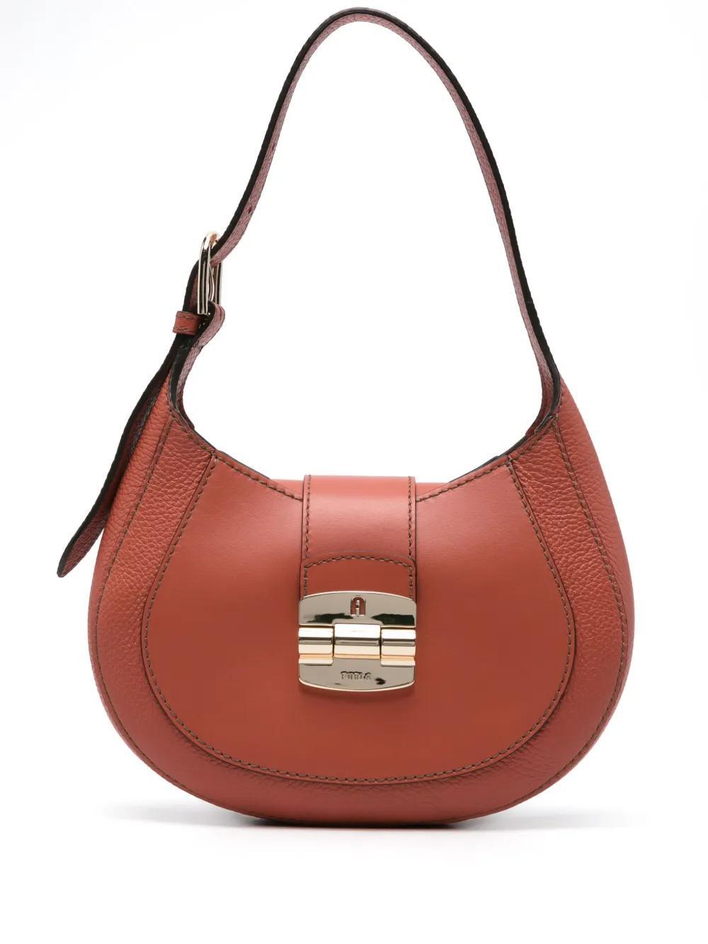 FURLA Club 2 Shoulder Bag In Orange Product Image