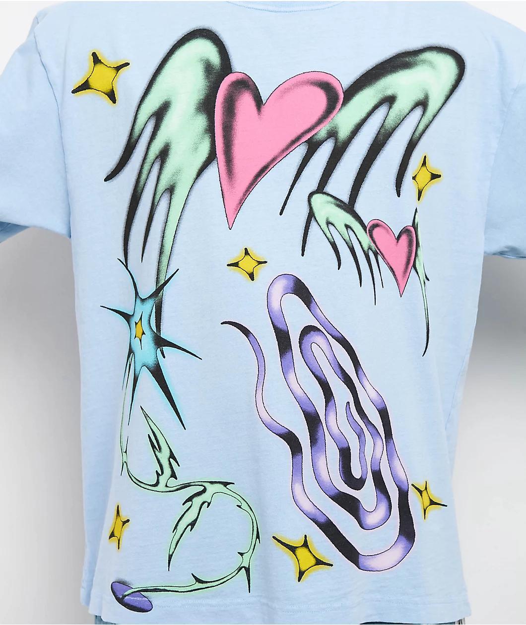 A.LAB Airbrush Blue T-Shirt Product Image