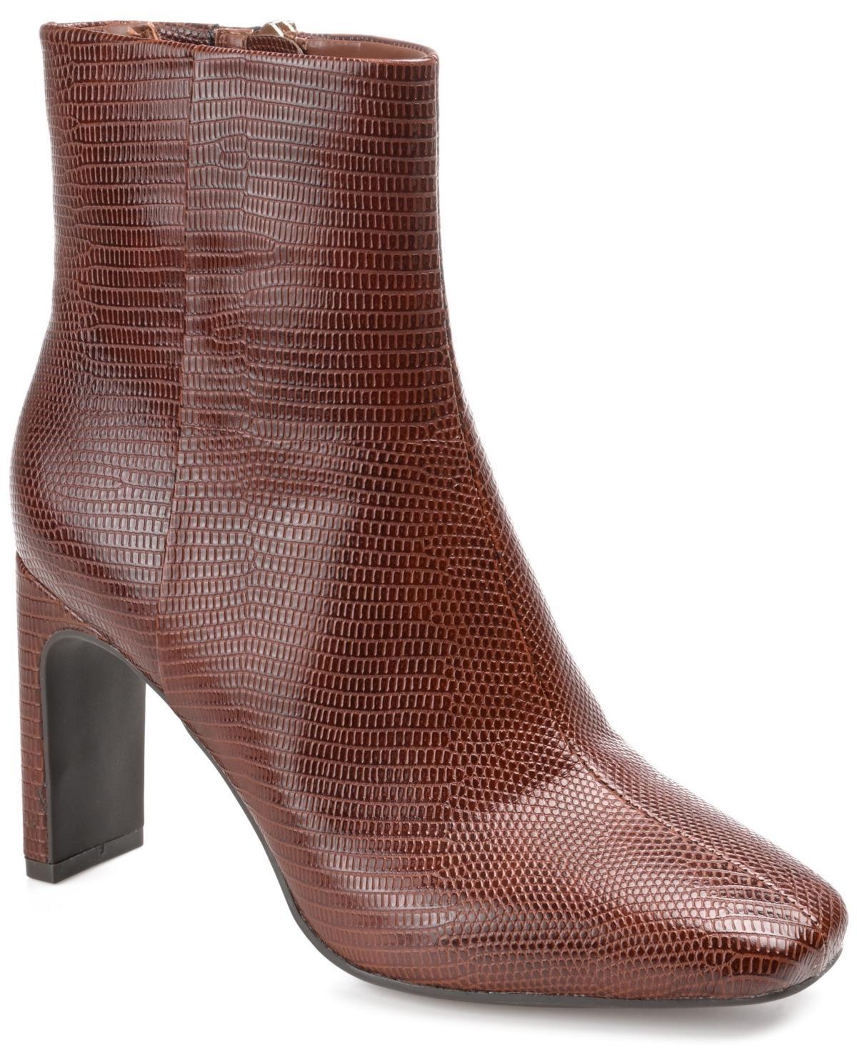 Journee Sarla Tru Comfort Foam™ Women's High Heel Ankle Boots, Size: 10, White Product Image
