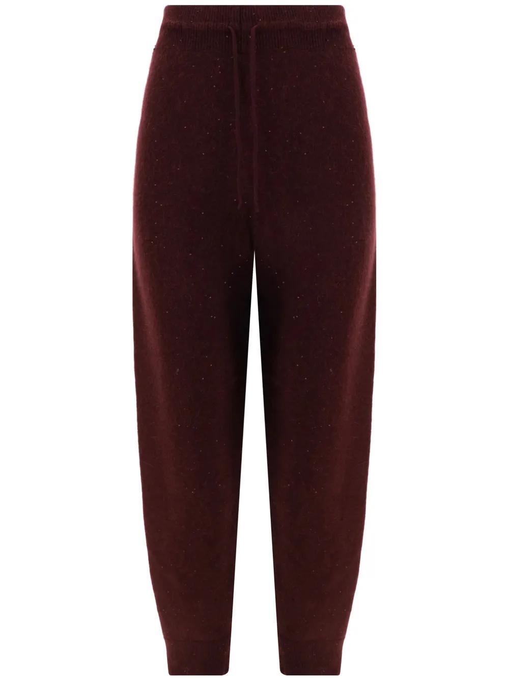 Mens Flat-Fronted Centoventimila Wool Pants Product Image