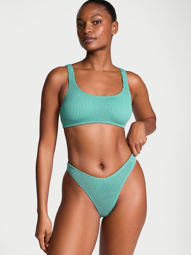 Crinkle Brazilian Bikini Bottom Product Image