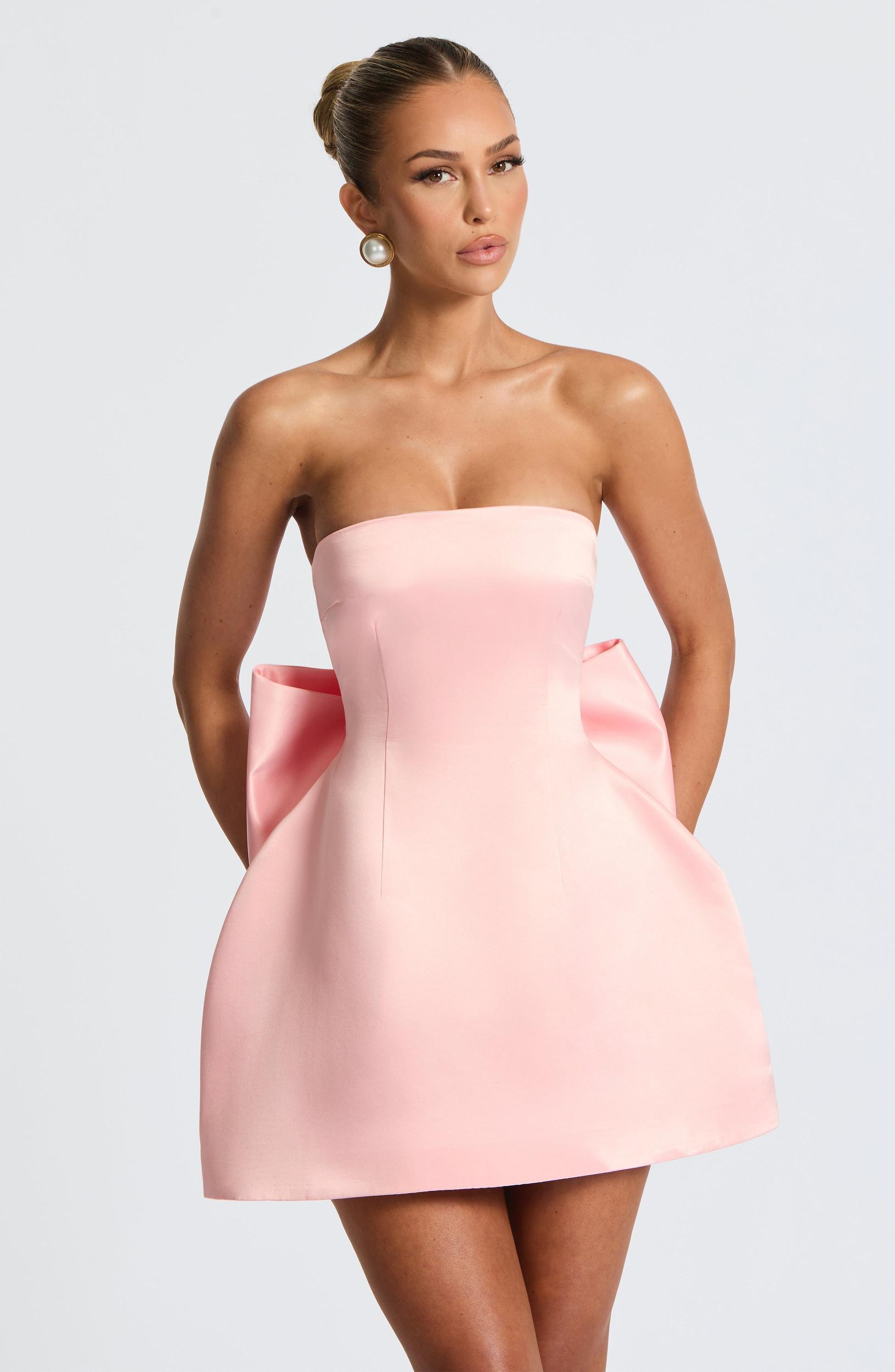 Abbey Mini Dress - Blush Product Image