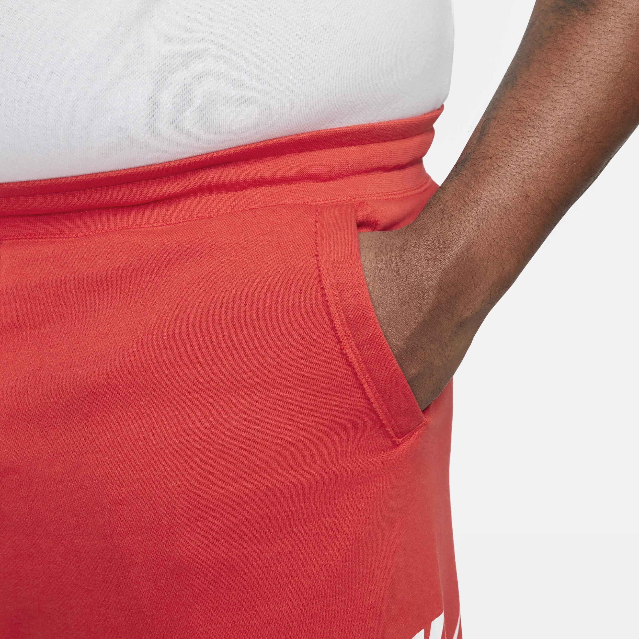 Nike Mens Nike Club Alumni Shorts - Mens Red/White Product Image