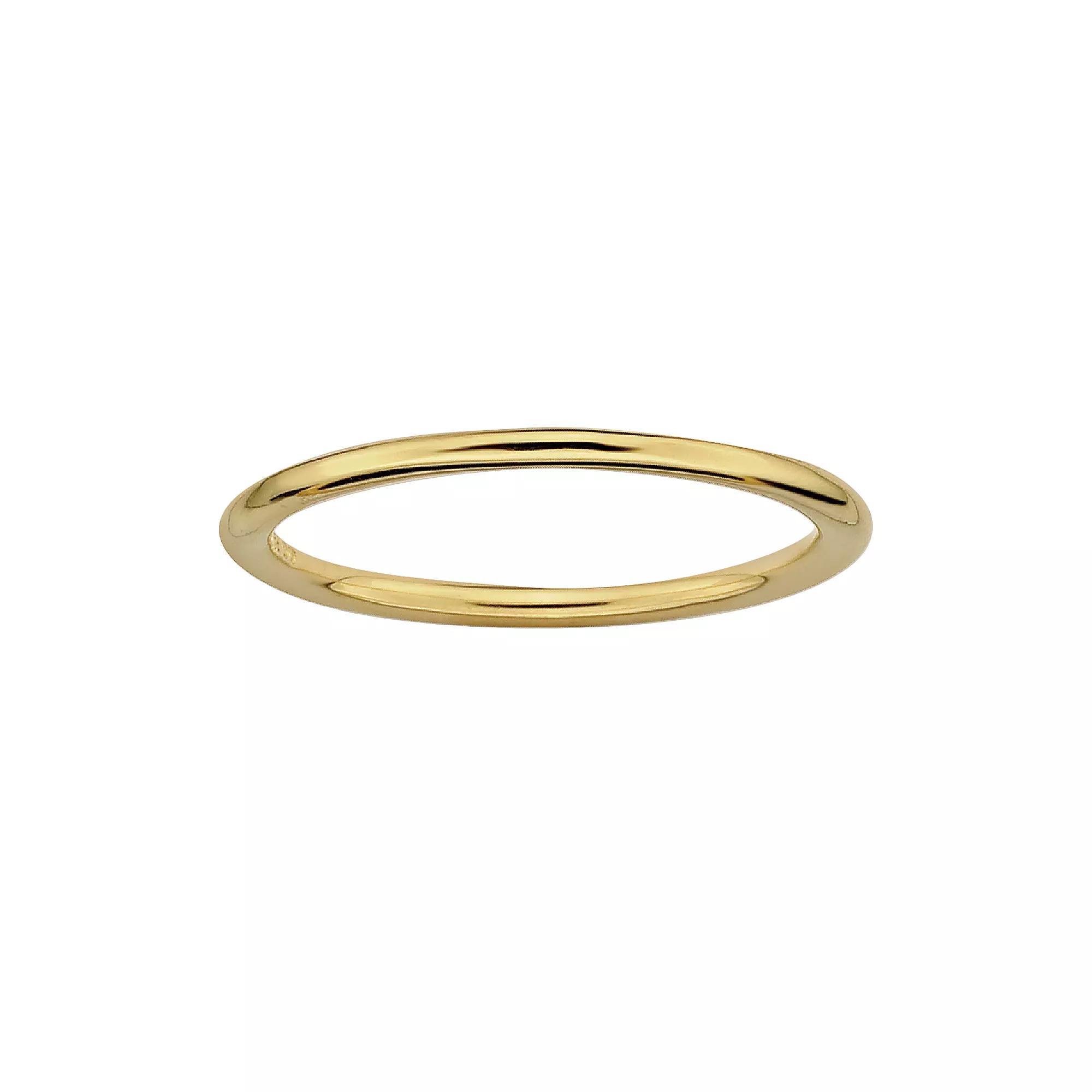 Stacks & Stones 18k Gold Over Silver Stack Ring, Women's, Size: 9 Product Image