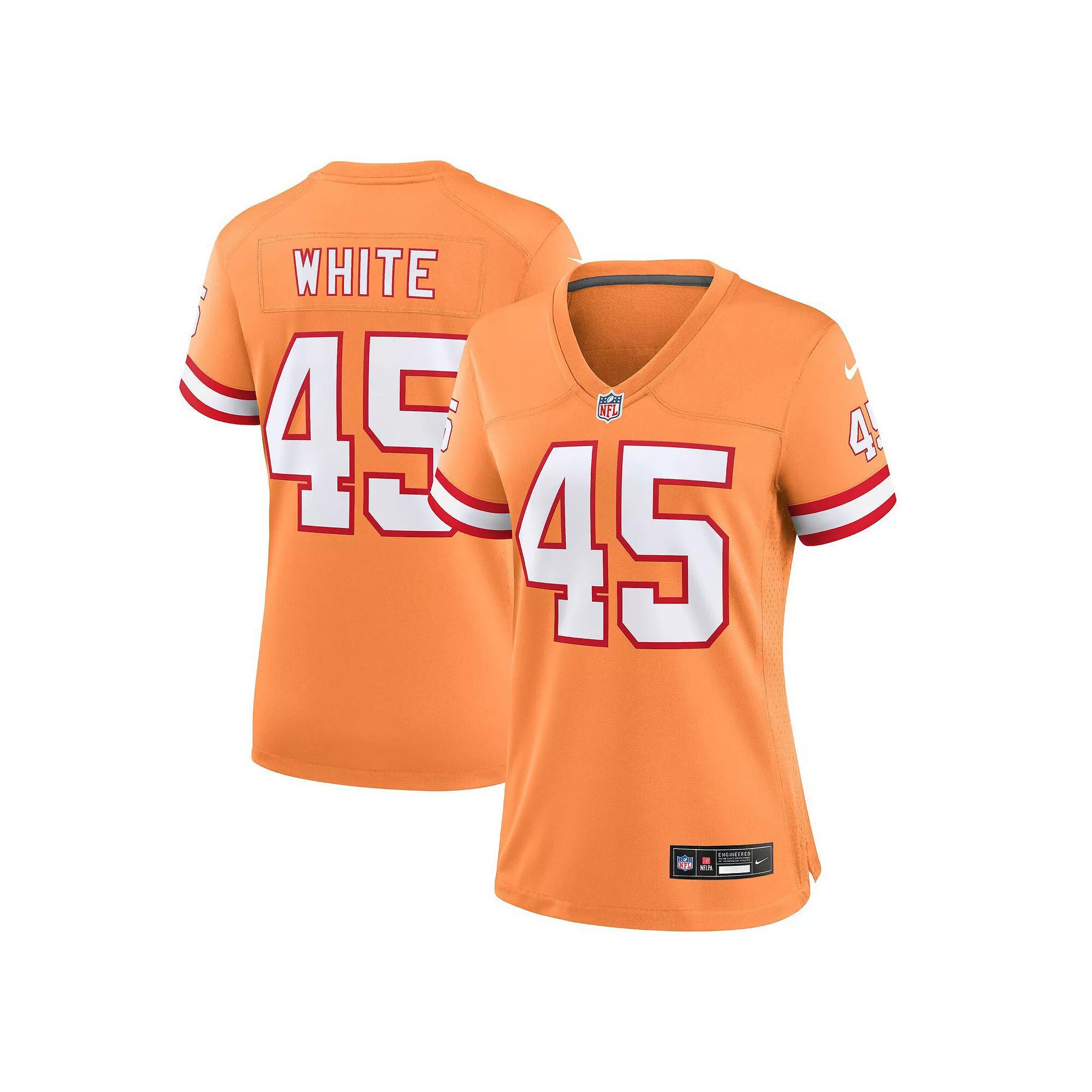 Women's Nike Devin White Orange Tampa Bay Buccaneers Player Jersey, Size: 2XL Product Image