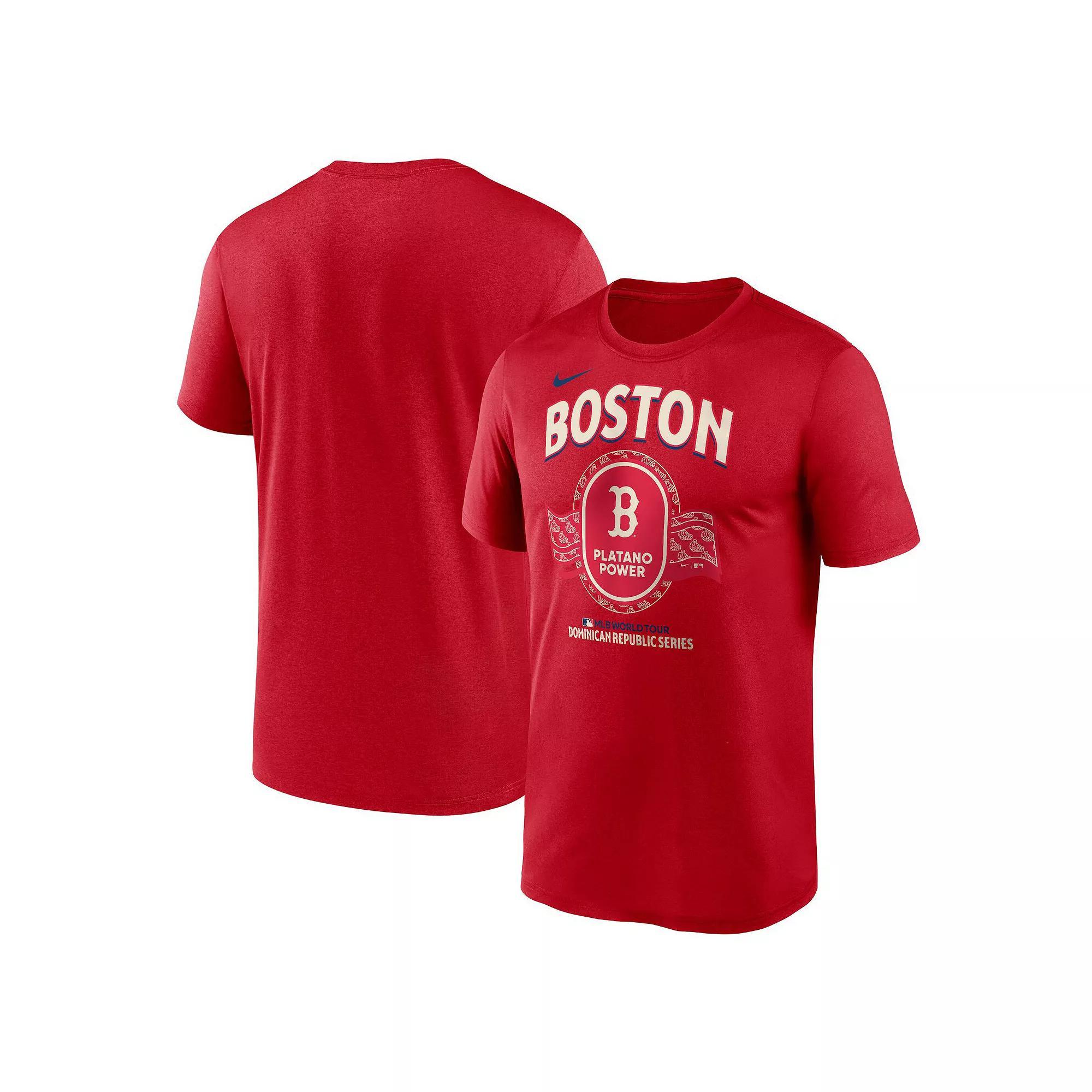Men's Nike Red Boston Red Sox Dominican Republic Series Legend T-Shirt, Size: XL Product Image