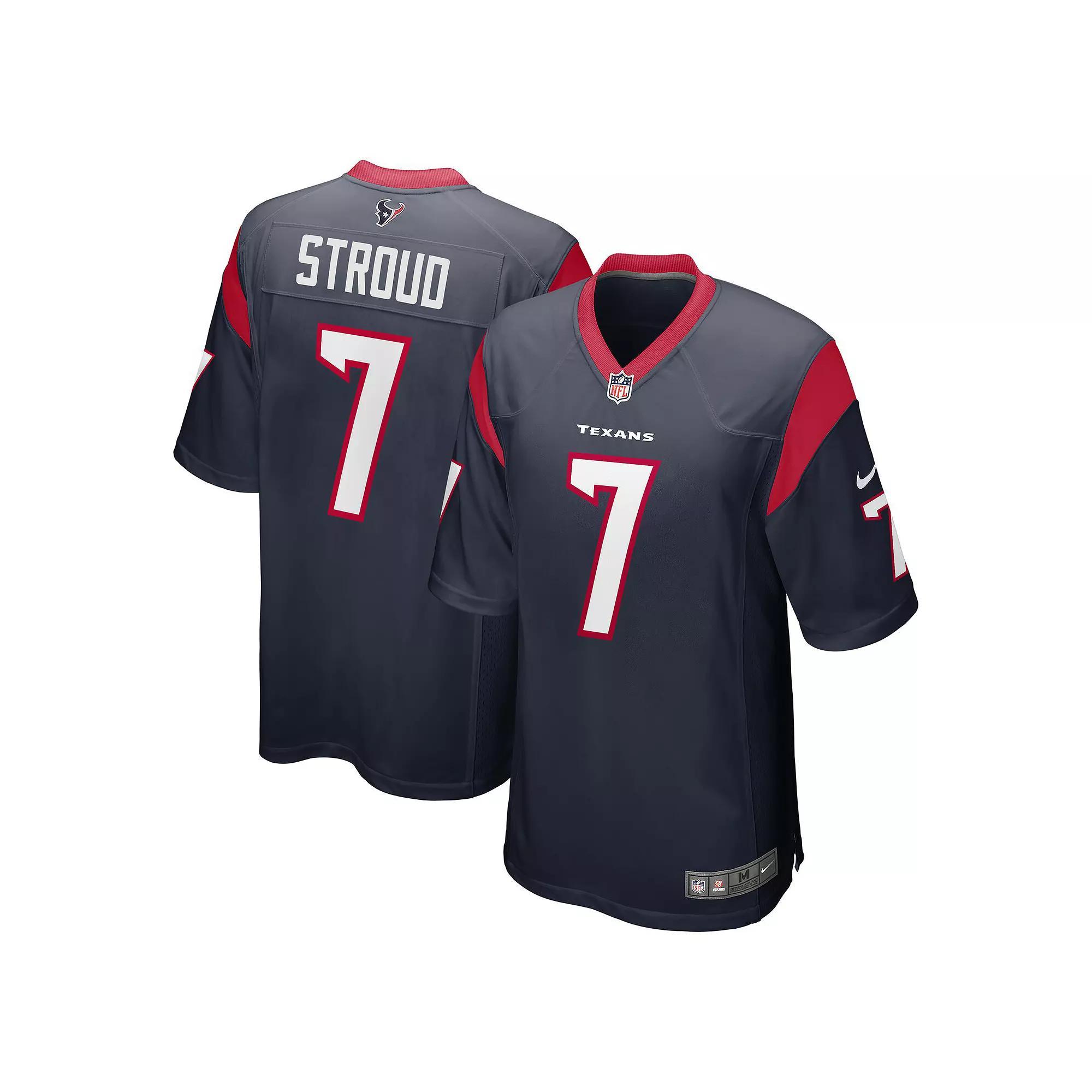 Mens Nike C.J. Stroud Houston Texans 2023 NFL Draft First Round Pick Game Jersey Blue Product Image
