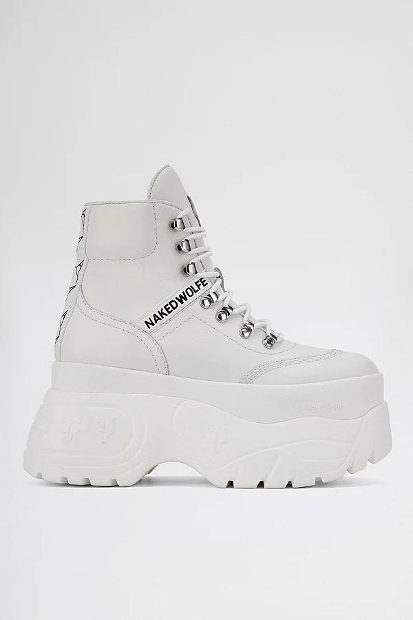 Womens Spike White Boots Product Image