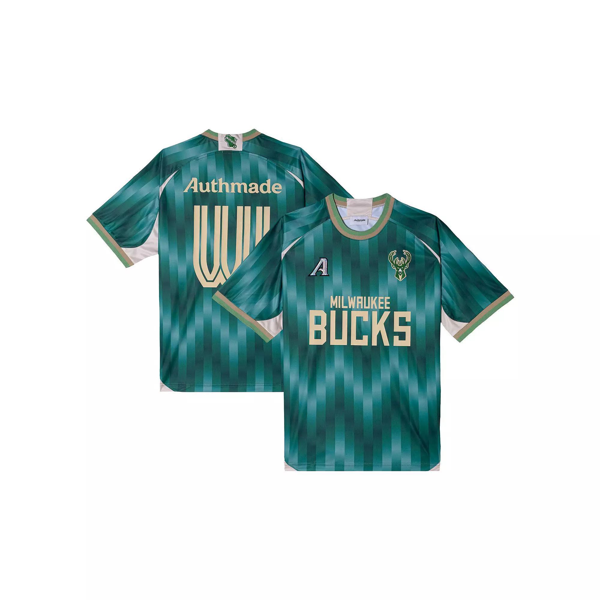 Mens Authmade x NBA Milwaukee Bucks Soccer Kit Fashion Jersey Product Image