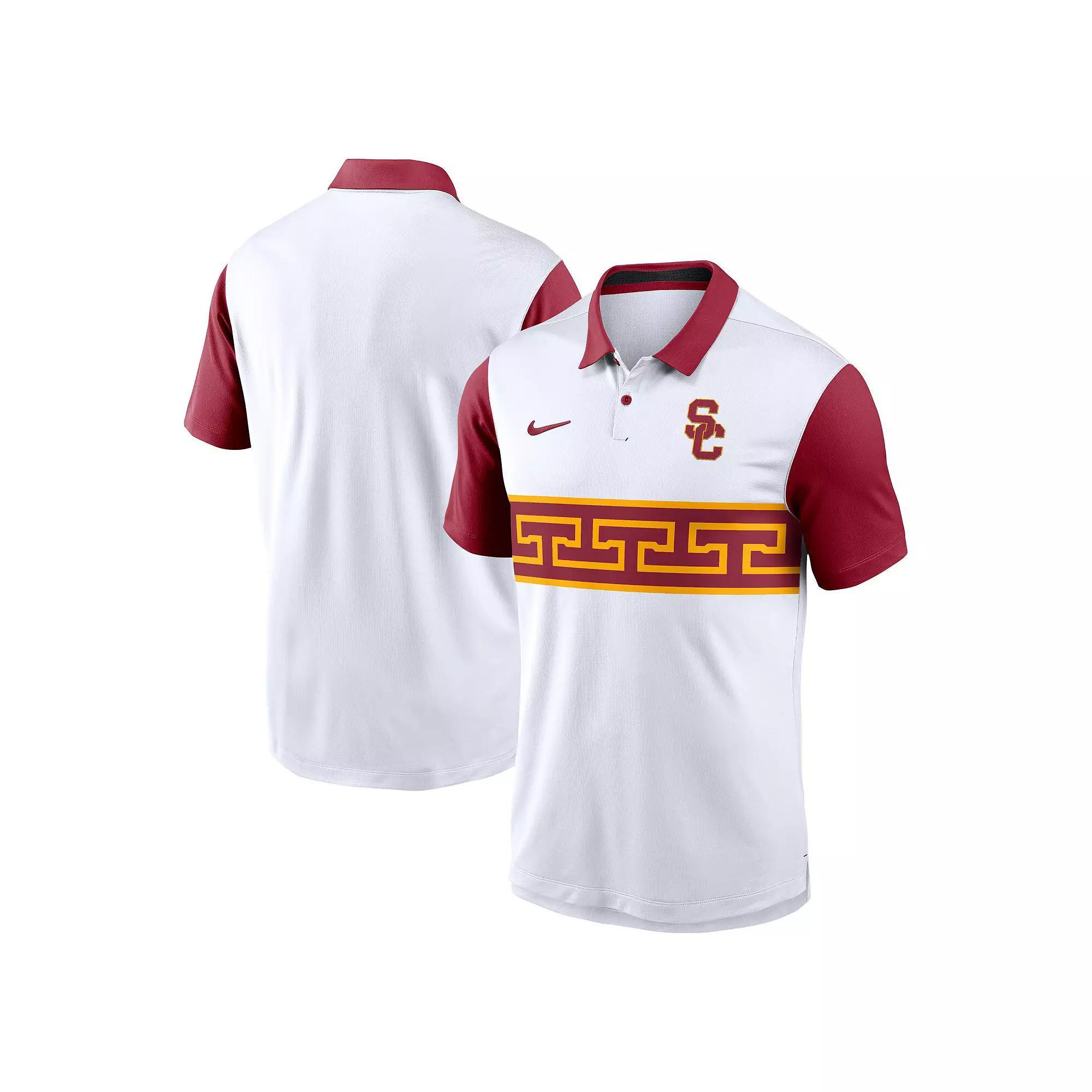 USC Trojans Primetime Campus Vapor Nike Men's Dri-FIT College Polo Product Image