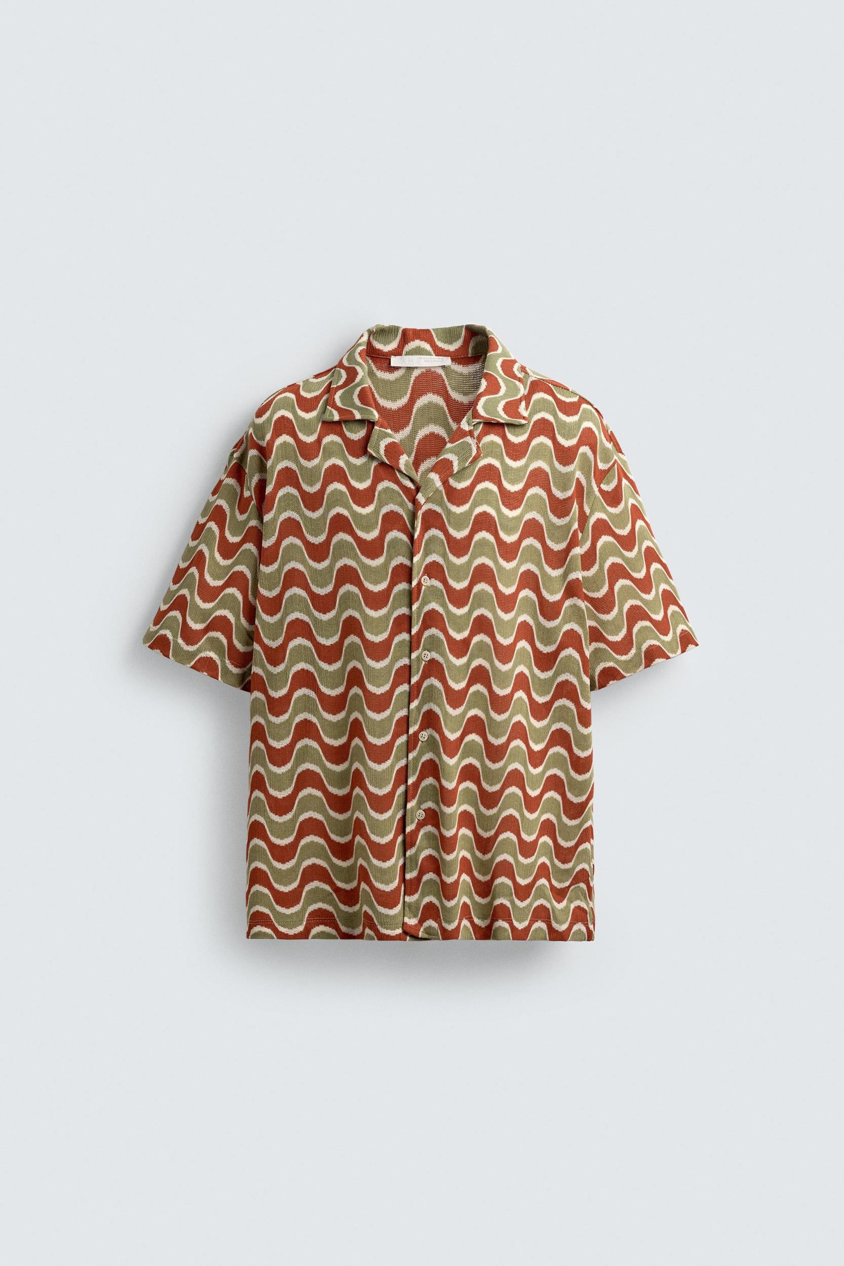 GEOMETRIC JACQUARD SHIRT Product Image