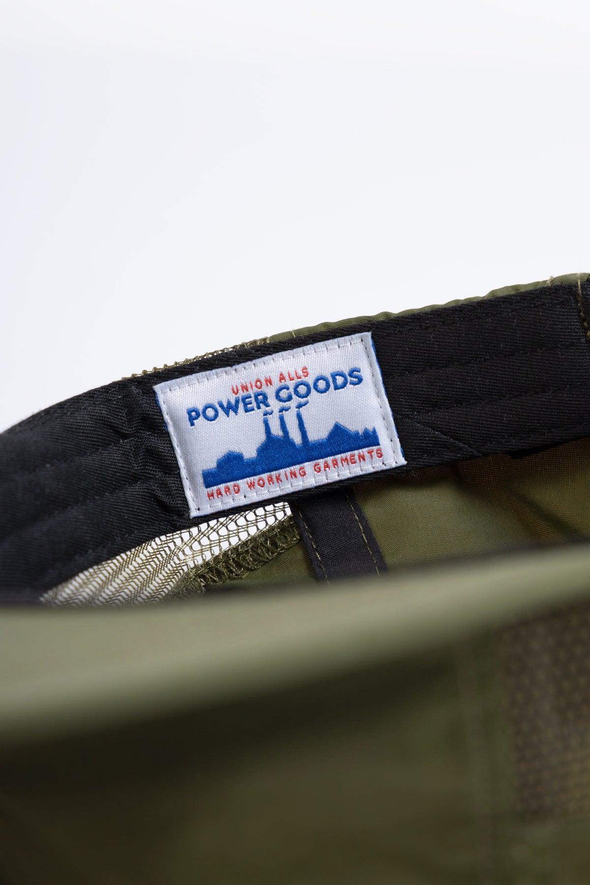 Power Goods - Perfect Nylon 6 Panel Mesh Cap - Olive Product Image