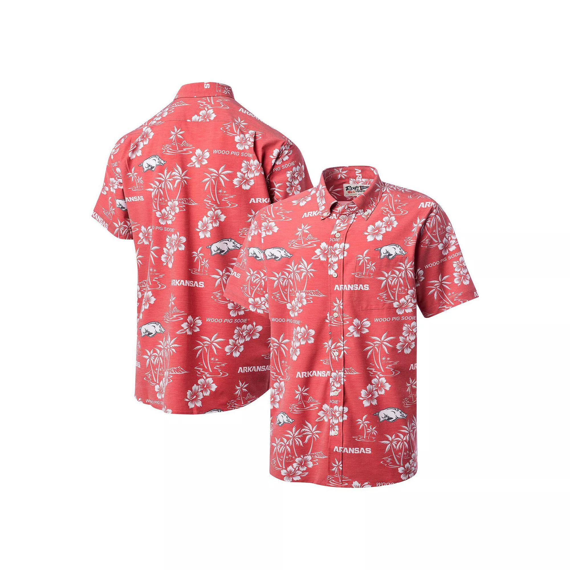 Men's Reyn Spooner Cardinal Arkansas Razorbacks Classic Button-Up Shirt, Size: XL, Red Product Image