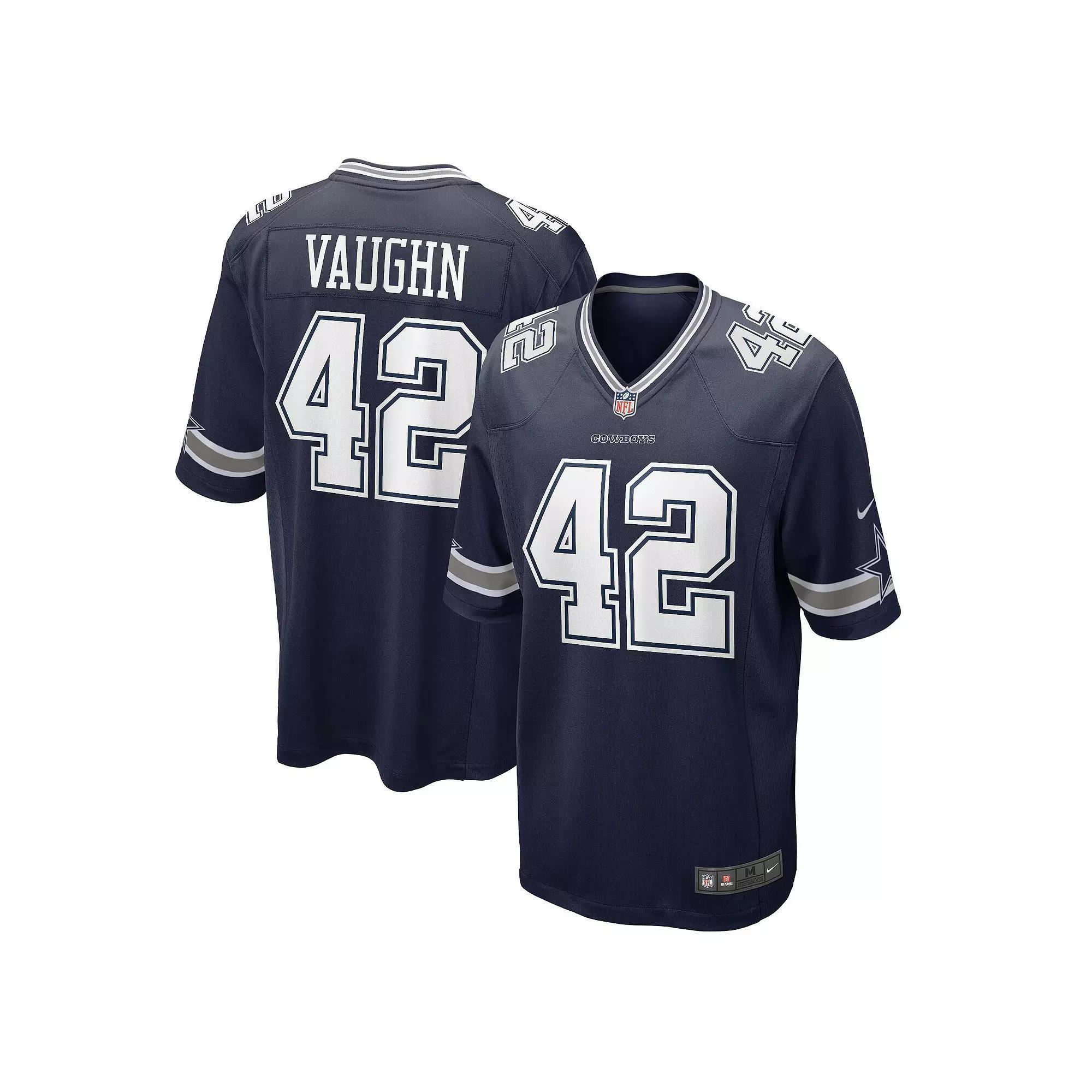 Men's Nike Deuce Vaughn Navy Dallas Cowboys Game Jersey, Size: Large, Blue Product Image