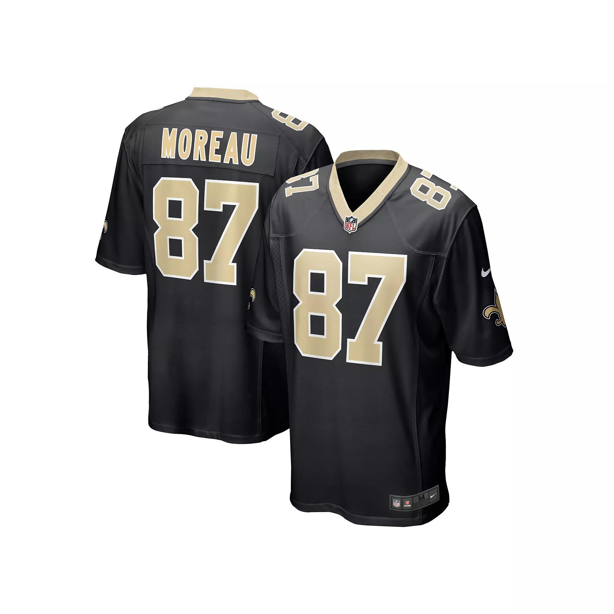 Men's Nike Foster Moreau Black New Orleans Saints Game Jersey, Size: 3XL Product Image