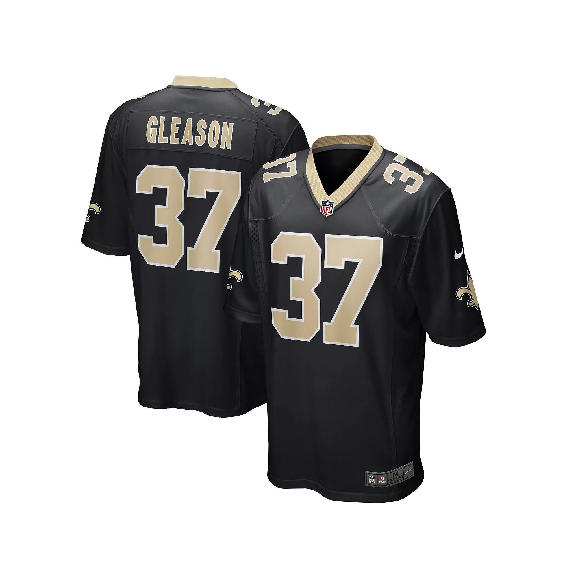 Men's Nike Steve Gleason Black New Orleans Saints Game Retired Player Jersey, Size: 5XL Product Image