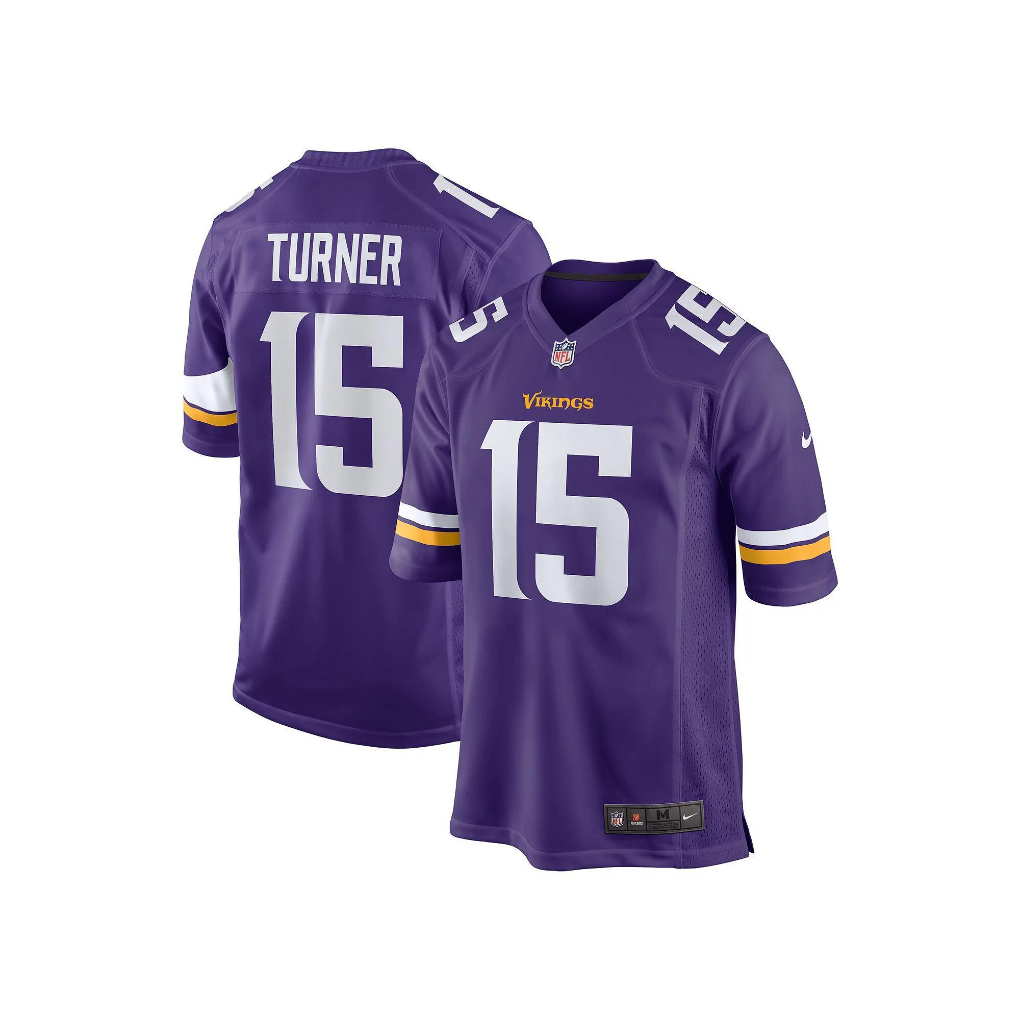 Men's Nike Dallas Turner Purple Minnesota Vikings 2024 NFL Draft First Round Pick Player Game Jersey, Size: 3XL Product Image