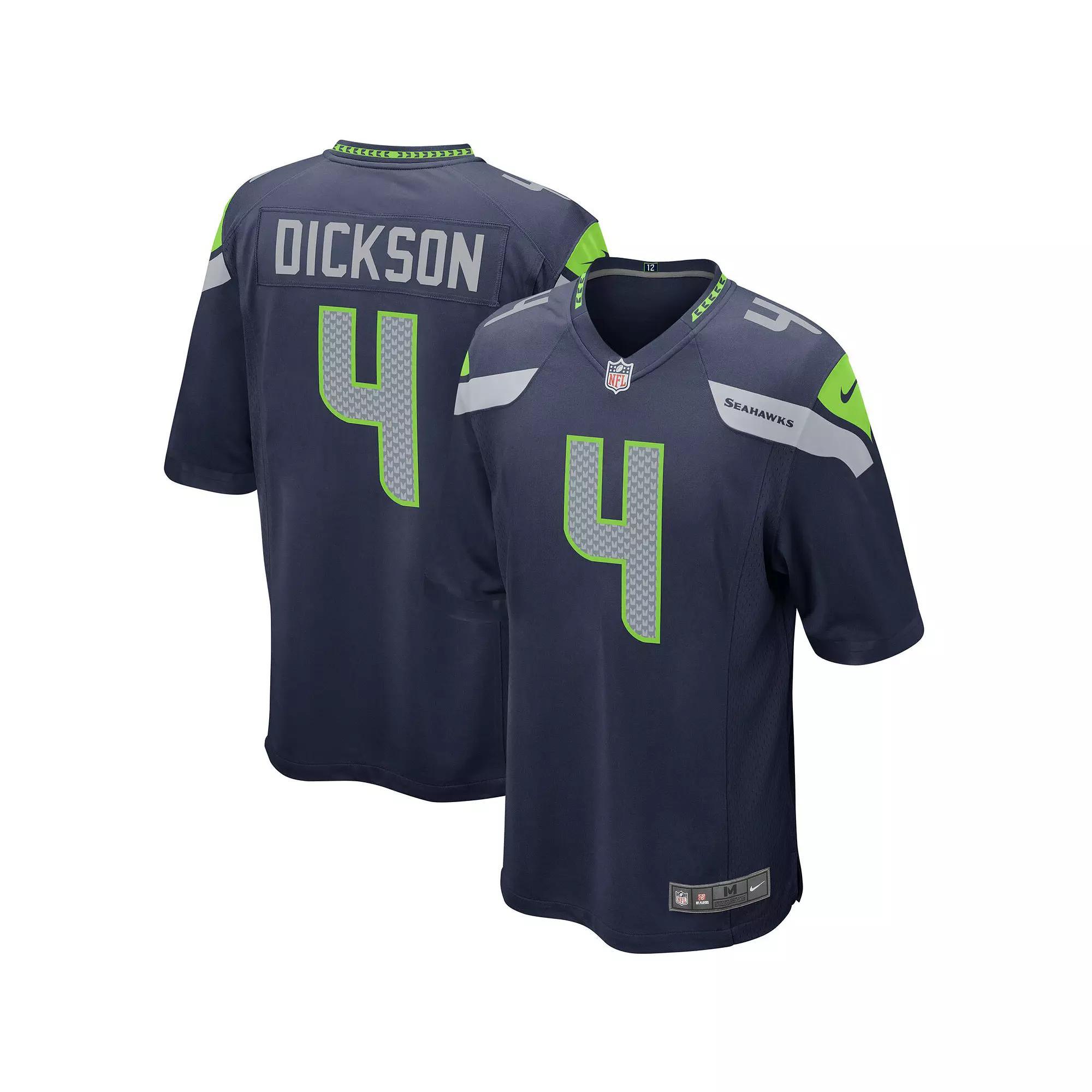 Men's Nike Michael Dickson College Navy Seattle Seahawks Player Game Jersey, Size: 3XL, Blue Product Image
