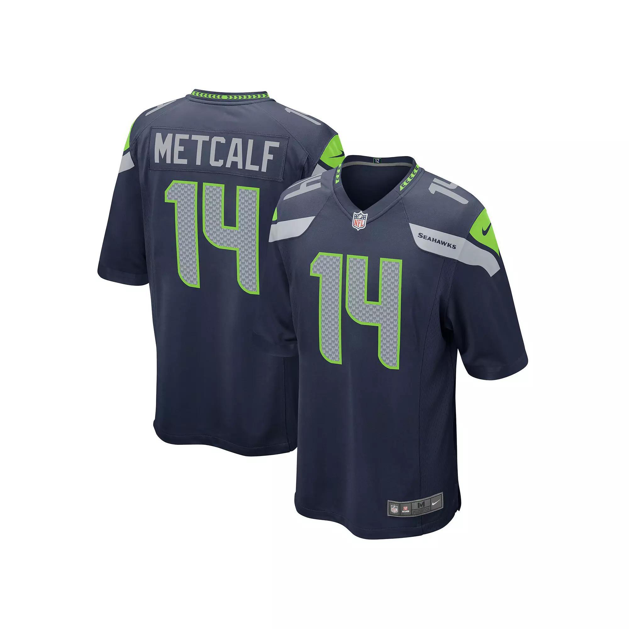 Men's Nike Charles Cross College Navy Seattle Seahawks 2022 NFL Draft First Round Pick Game Jersey, Size: 3XL, Blue Product Image