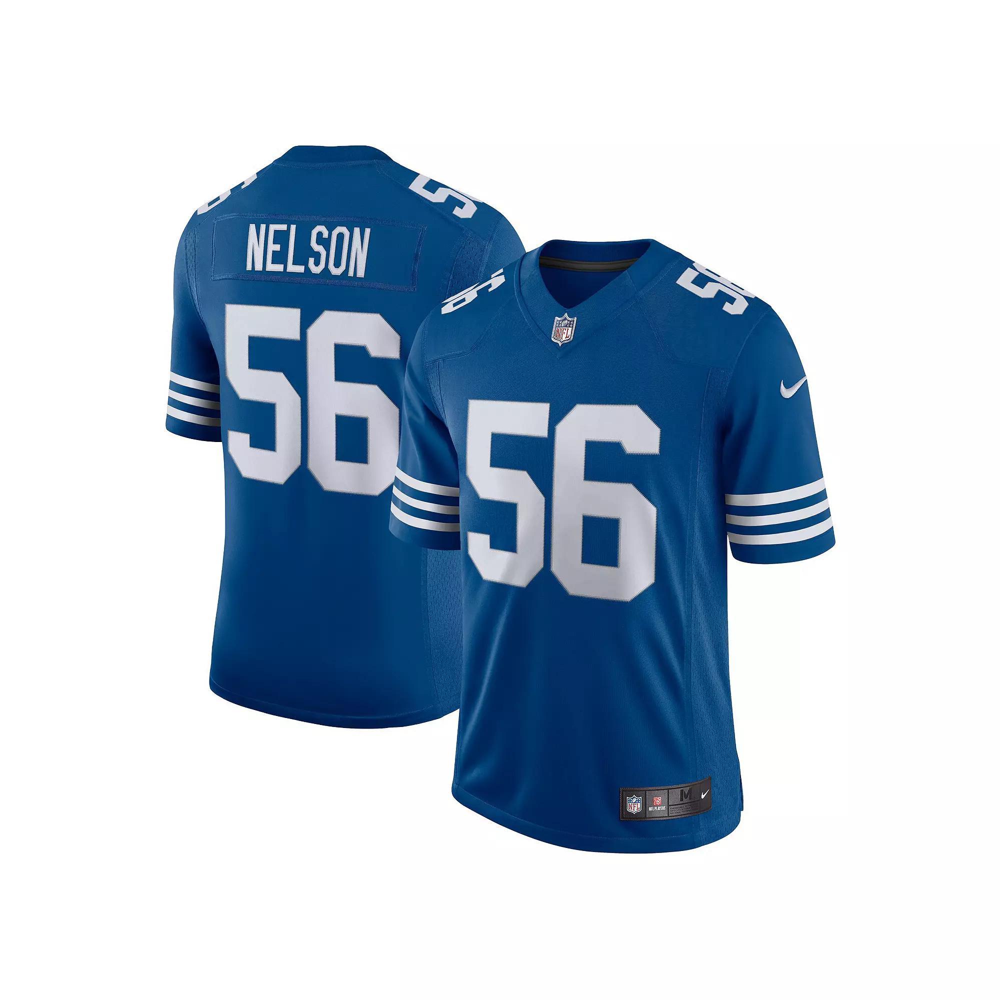 Men's Nike Quenton Nelson Royal Indianapolis Colts Alternate Vapor Limited Jersey, Size: XL, Blue Product Image